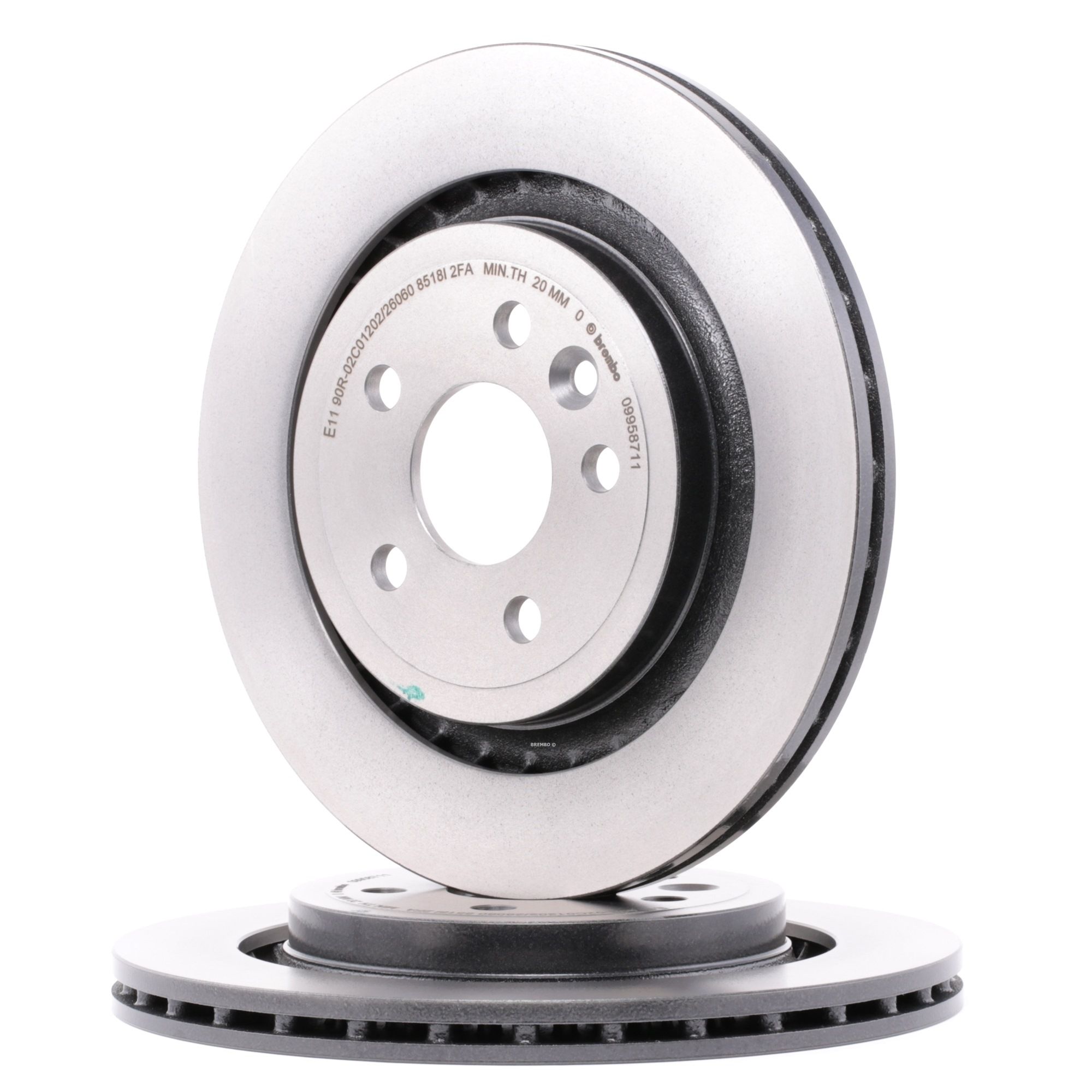 BREMBO Disques De Frein 09.9587.11 Frein à Disque,Disque de frein VOLVO,V60,XC70 II,S80 II AS,S60 II