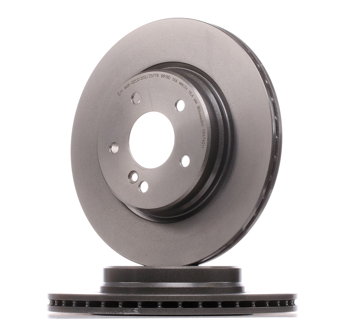 BREMBO Disques De Frein 09.A742.11 Frein à Disque,Disque de frein MERCEDES-BENZ,CHRYSLER,CLASE C W20