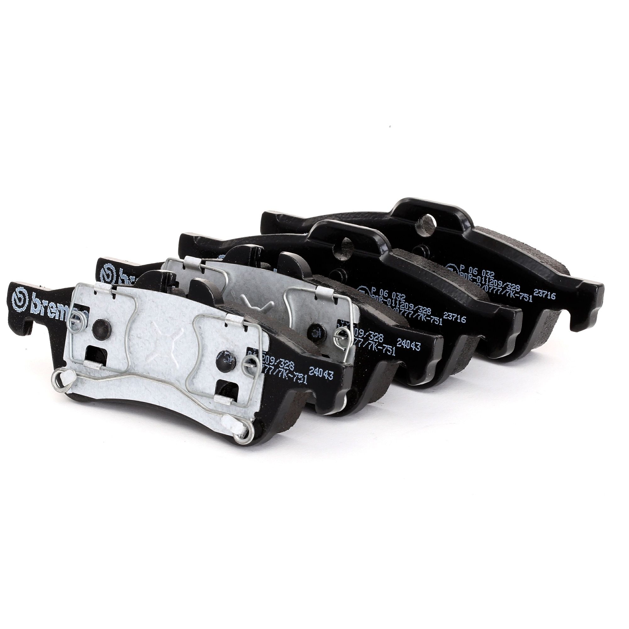 BREMBO Plaquettes De Frein P 06 032 Jeu De Plaquettes De Frein,Jeu de plaquettes de frein, frein à d