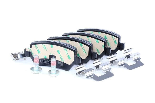 Satz BREMBO Bremsbeläge 4 Stück P10013 hinten