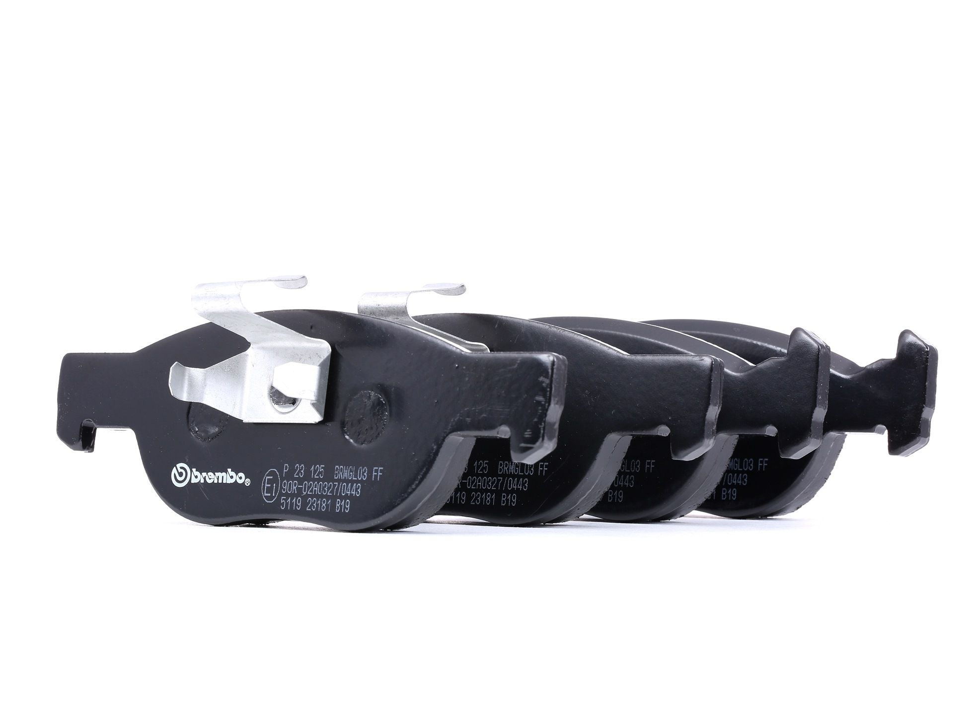 BREMBO Bremsbeläge P 23 125 Bremsklötze,Scheibenbremsbelag FIAT,LANCIA,PUNTO 188,PUNTO 176,PUNTO Cabriolet 176C,PUNTO Van 176L,Y 840A