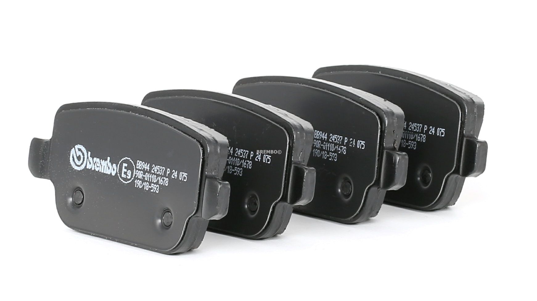 BREMBO Plaquettes De Frein P 24 075 Jeu De Plaquettes De Frein,Jeu de plaquettes de frein, frein à d