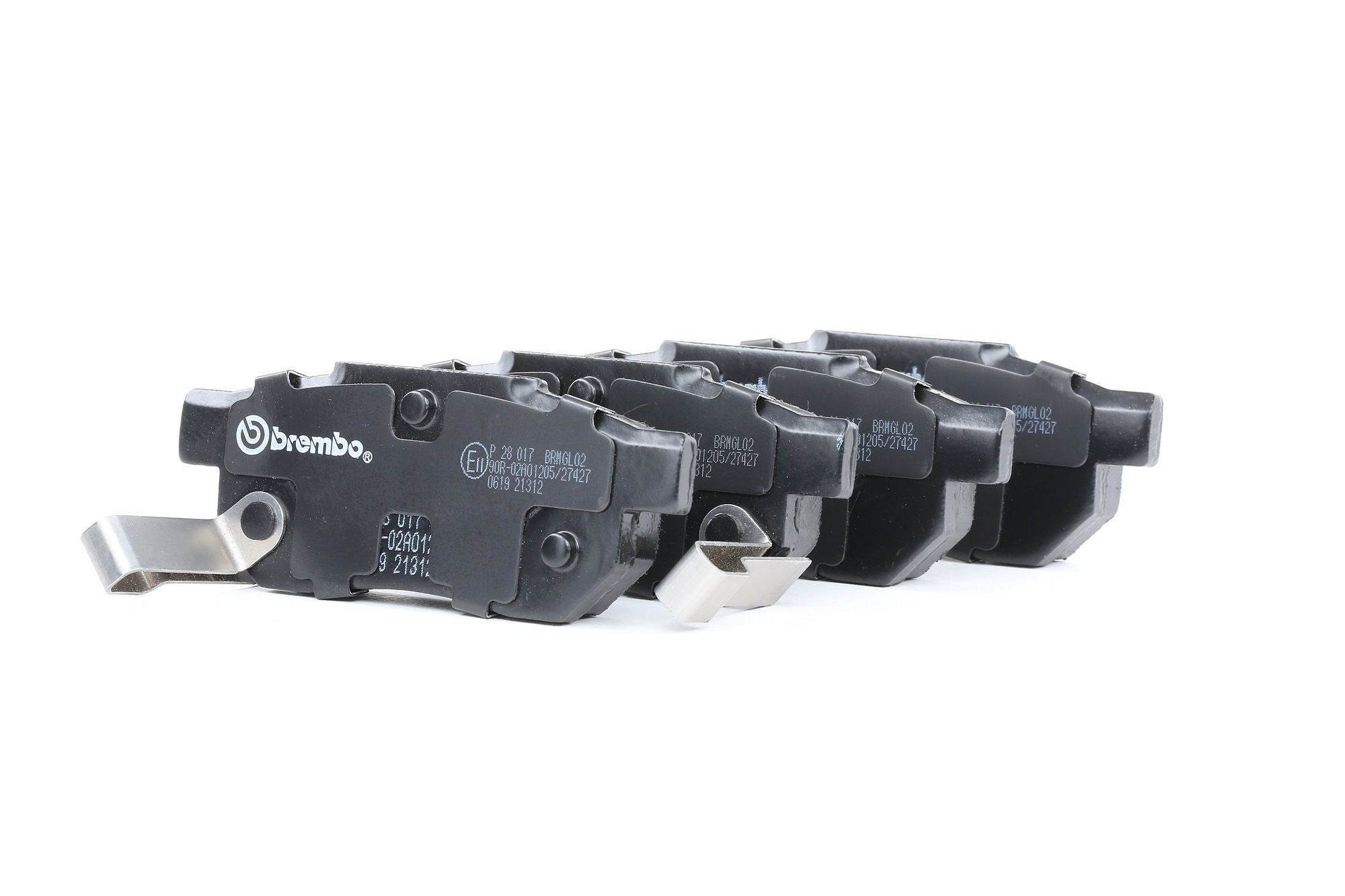 BREMBO Plaquettes De Frein P 28 017 Jeu De Plaquettes De Frein,Jeu de plaquettes de frein, frein à d