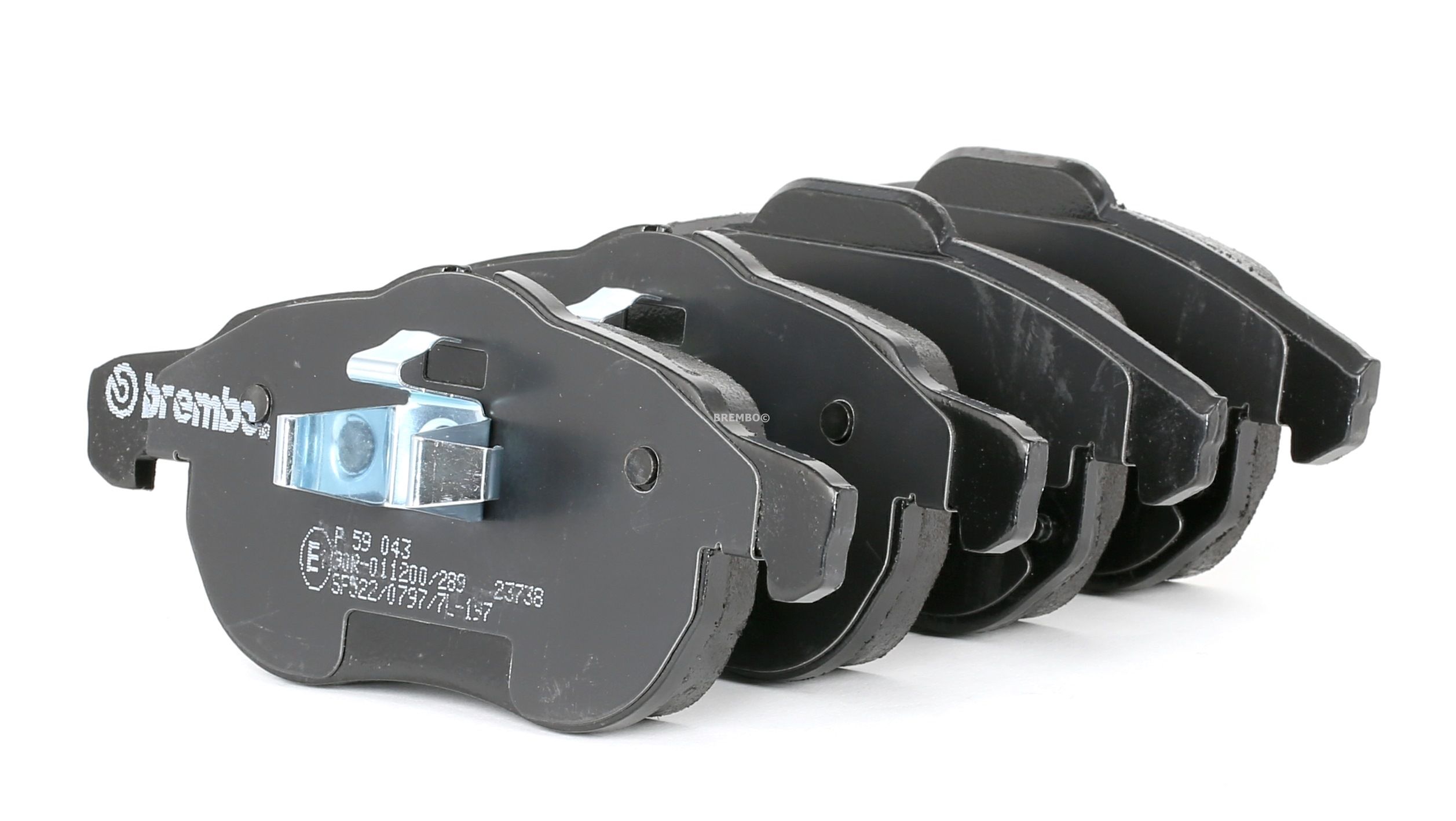 BREMBO Plaquettes De Frein P 59 043 Jeu De Plaquettes De Frein,Jeu de plaquettes de frein, frein à d