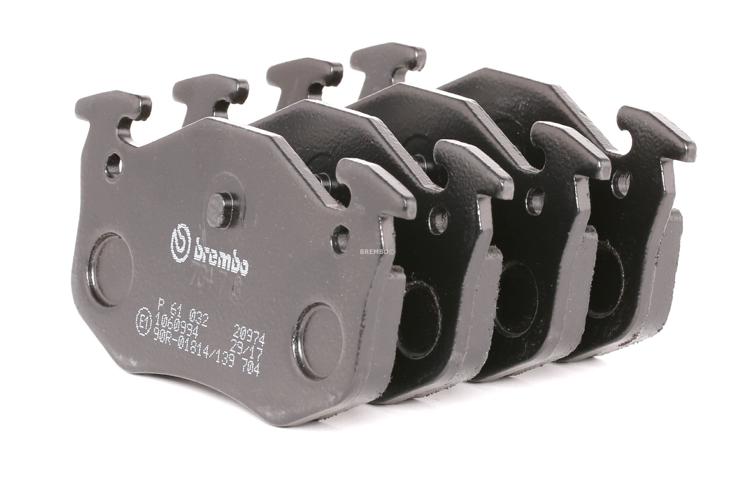 BREMBO Plaquettes De Frein P 61 032 Jeu De Plaquettes De Frein,Jeu de plaquettes de frein, frein à d