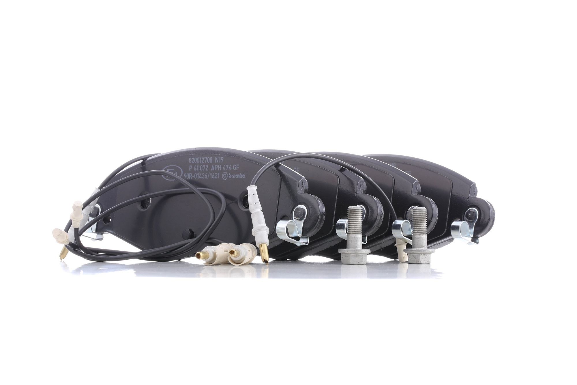 BREMBO Plaquettes De Frein PLAQUETTE DE FREIN DIRECTIONNELLE P 61 072 Jeu De Plaquettes De Frein,Jeu