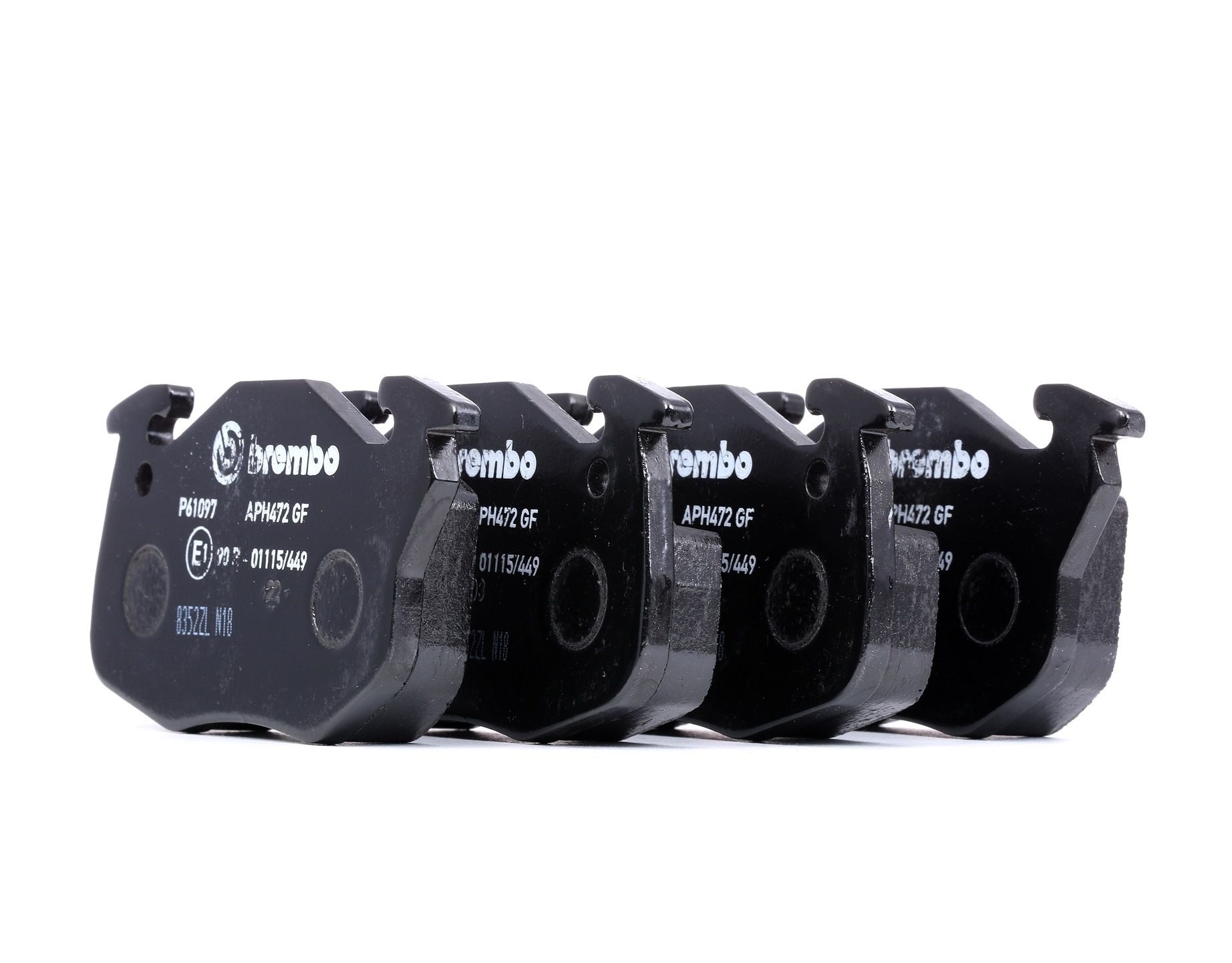 BREMBO Plaquettes De Frein P 61 097 Jeu De Plaquettes De Frein,Jeu de plaquettes de frein, frein à d