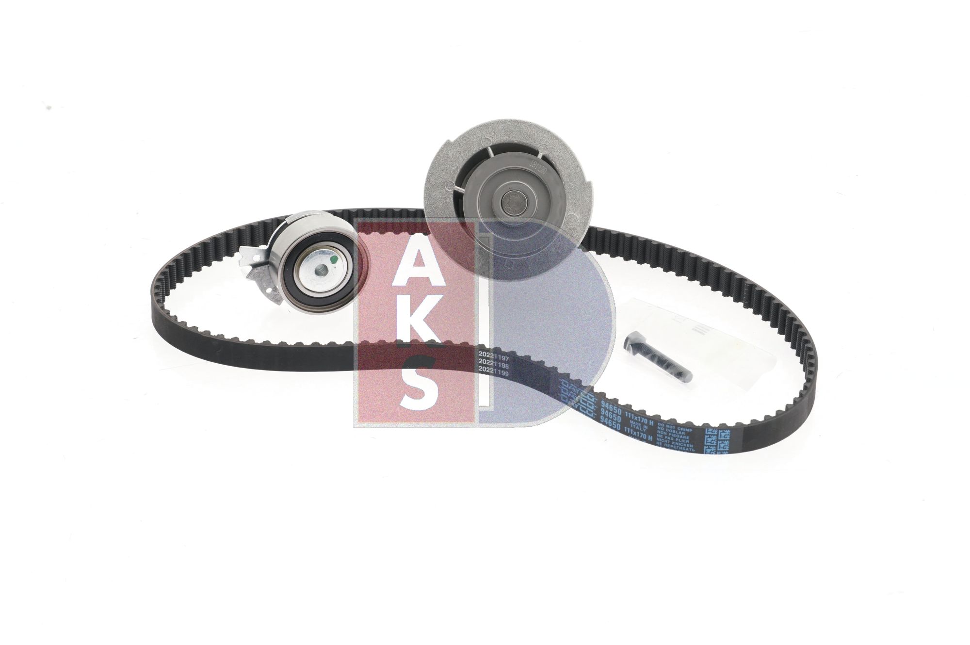 Wasserpumpe + Zahnriemensatz Breite: 17,0mm mit OEM-Nummer 90325660 A