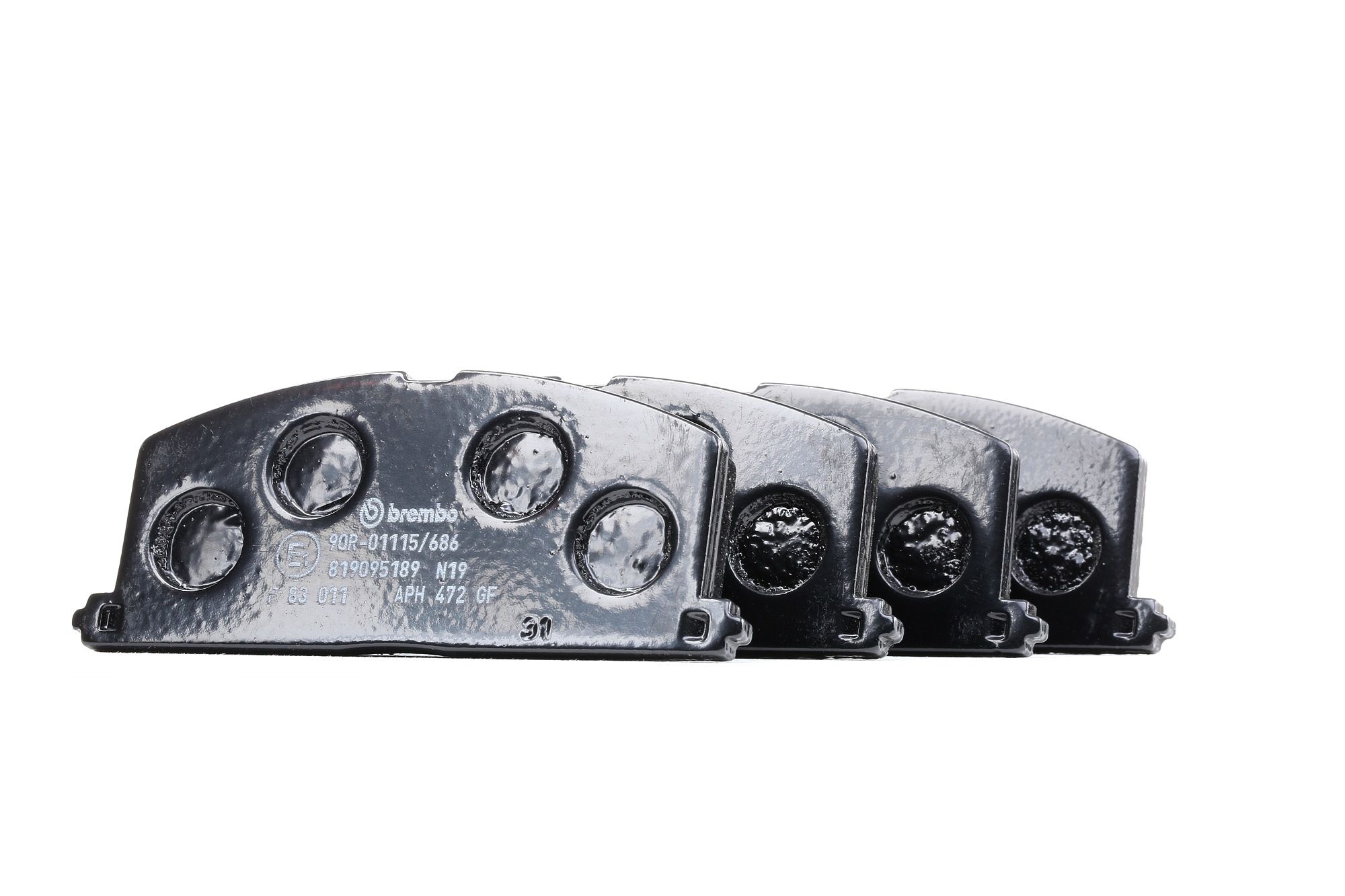 BREMBO Plaquettes De Frein P 83 011 Jeu De Plaquettes De Frein,Jeu de plaquettes de frein, frein à d