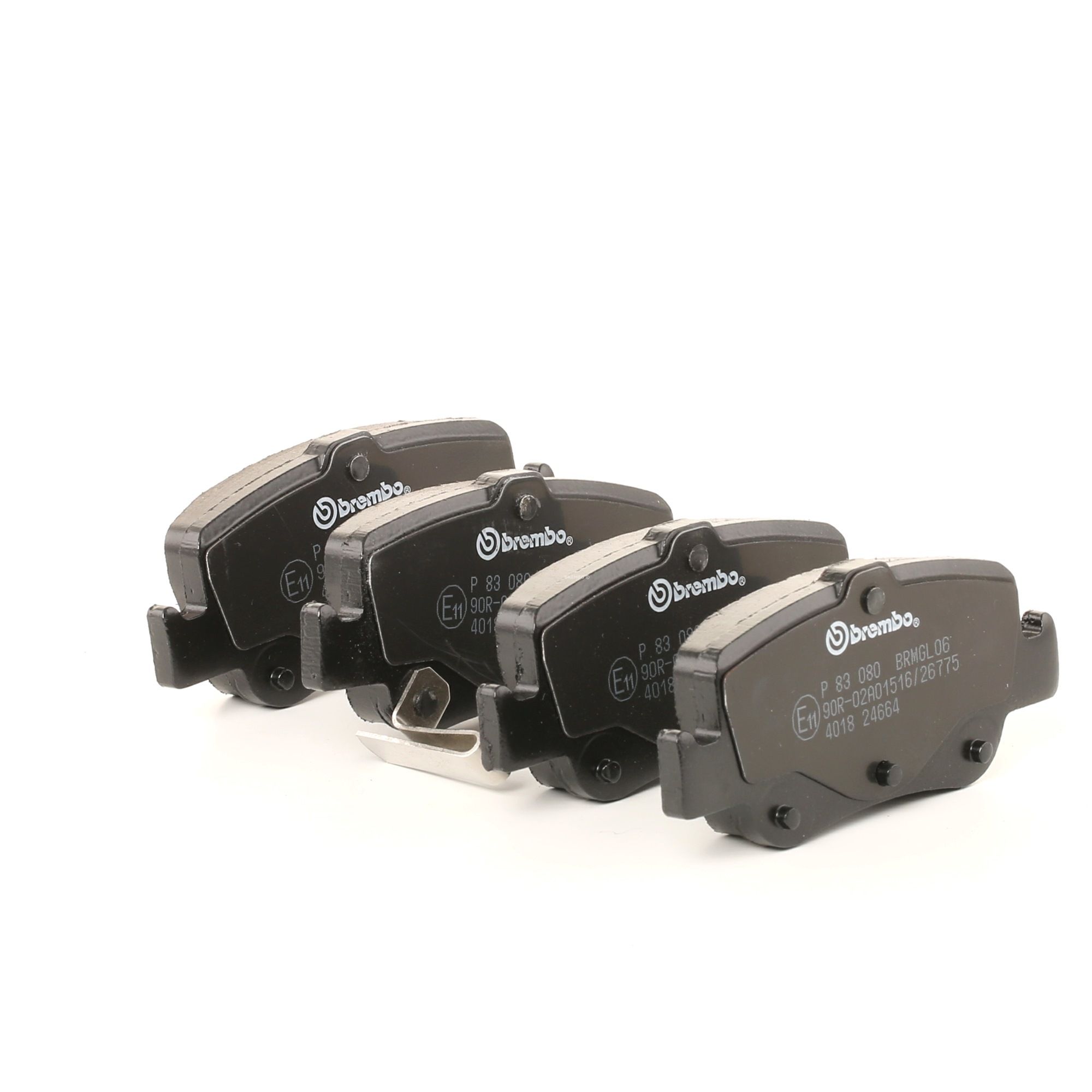 BREMBO Plaquettes De Frein P 83 080 Jeu De Plaquettes De Frein,Jeu de plaquettes de frein, frein à d