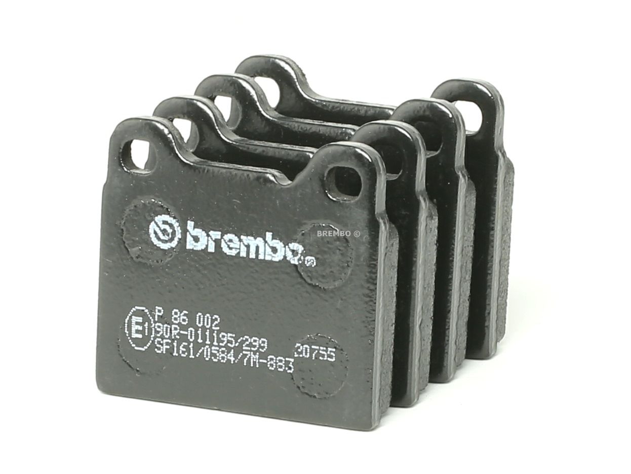 BREMBO Plaquettes De Frein P 86 002 Jeu De Plaquettes De Frein,Jeu de plaquettes de frein, frein à d