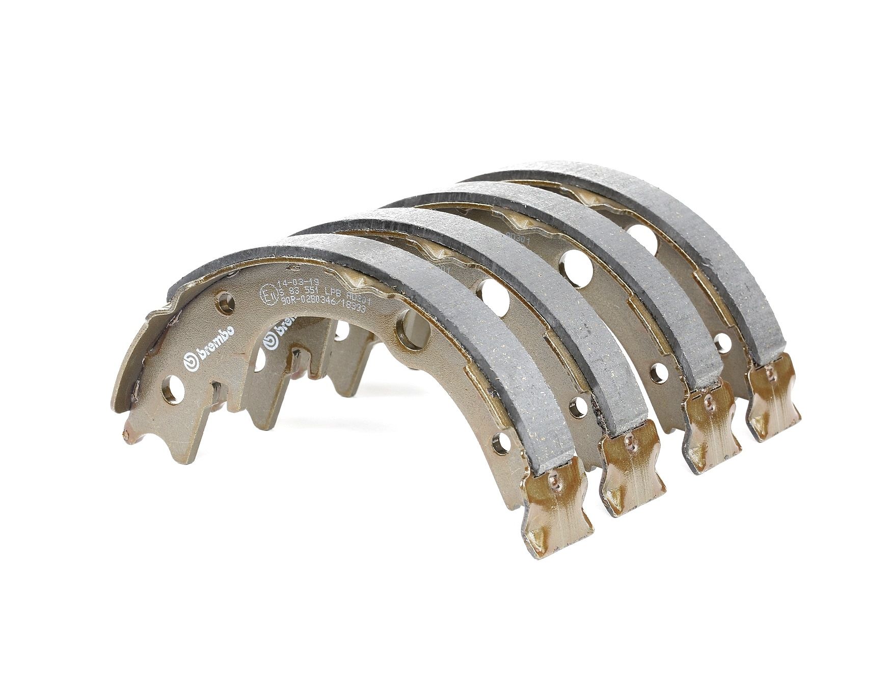 BREMBO Mâchoires De Frein à Main S 83 551 Jeu de mâchoires de frein, frein de stationnement TOYOTA,Y