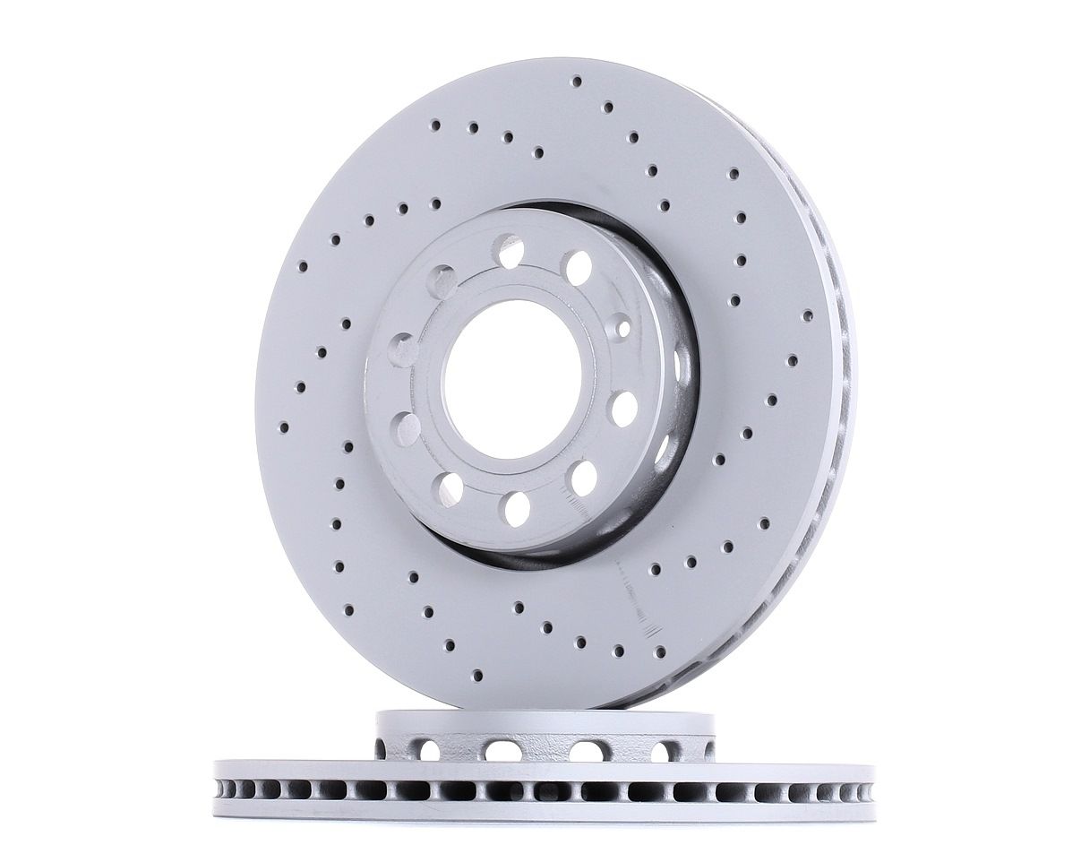 ZIMMERMANN Disques De Frein 100.1216.52 Frein à Disque,Disque de frein VW,SKODA,AUDI,PASSAT 3B2,PASS