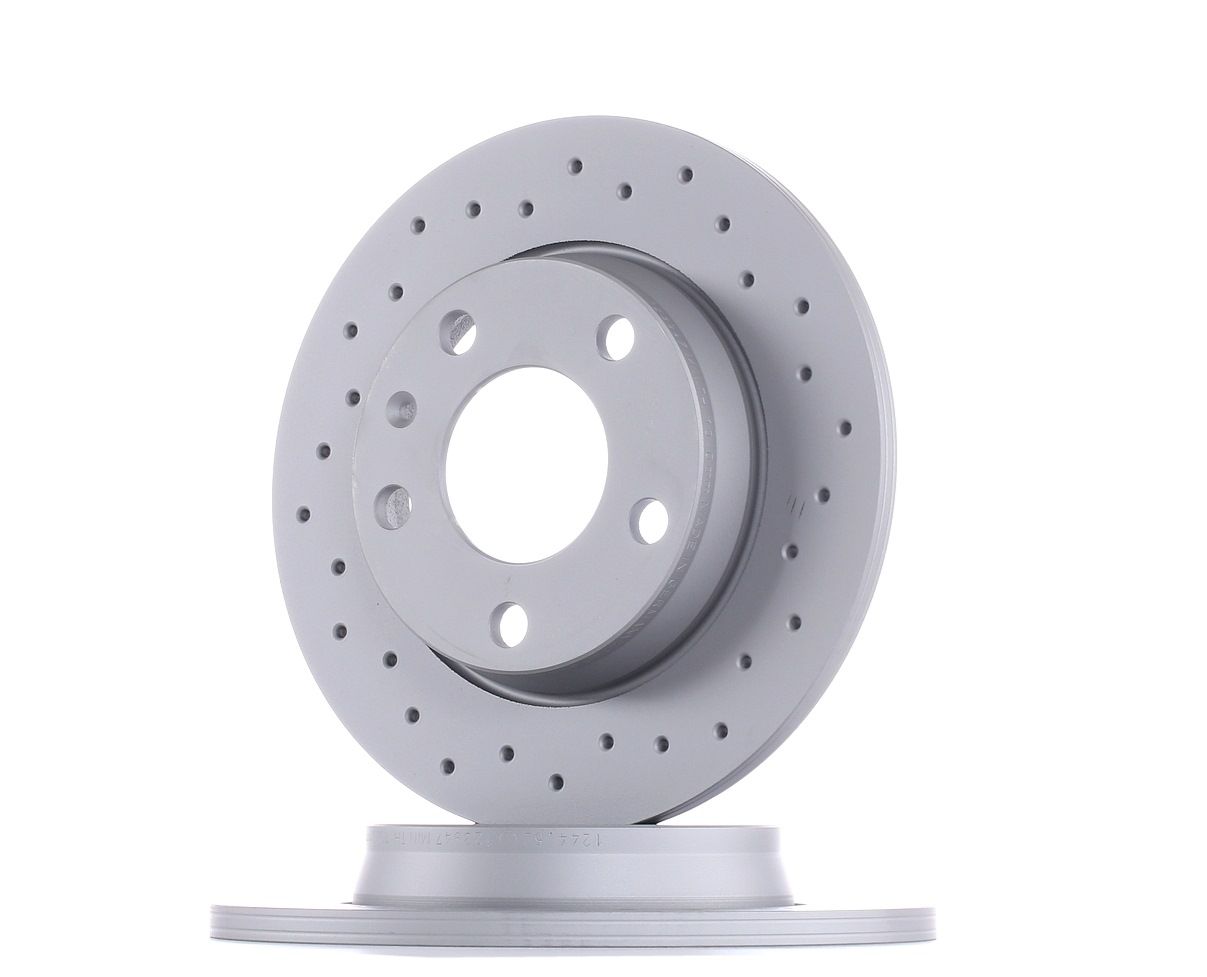 ZIMMERMANN Disques De Frein 100.1244.52 Frein à Disque,Disque de frein AUDI,SEAT,A4 Avant 8ED, B7,A4