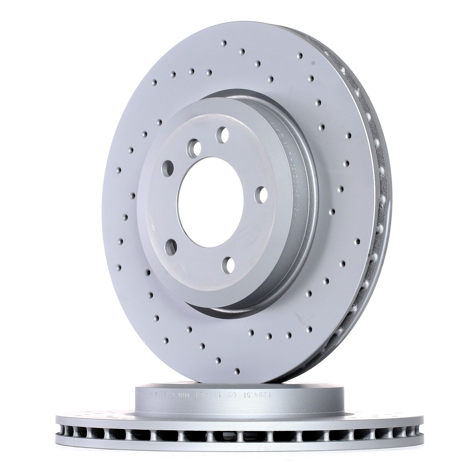 ZIMMERMANN Disques De Frein 150.1294.52 Frein à Disque,Disque de frein BMW,3 E46,3 Coupé E46,3 Touri