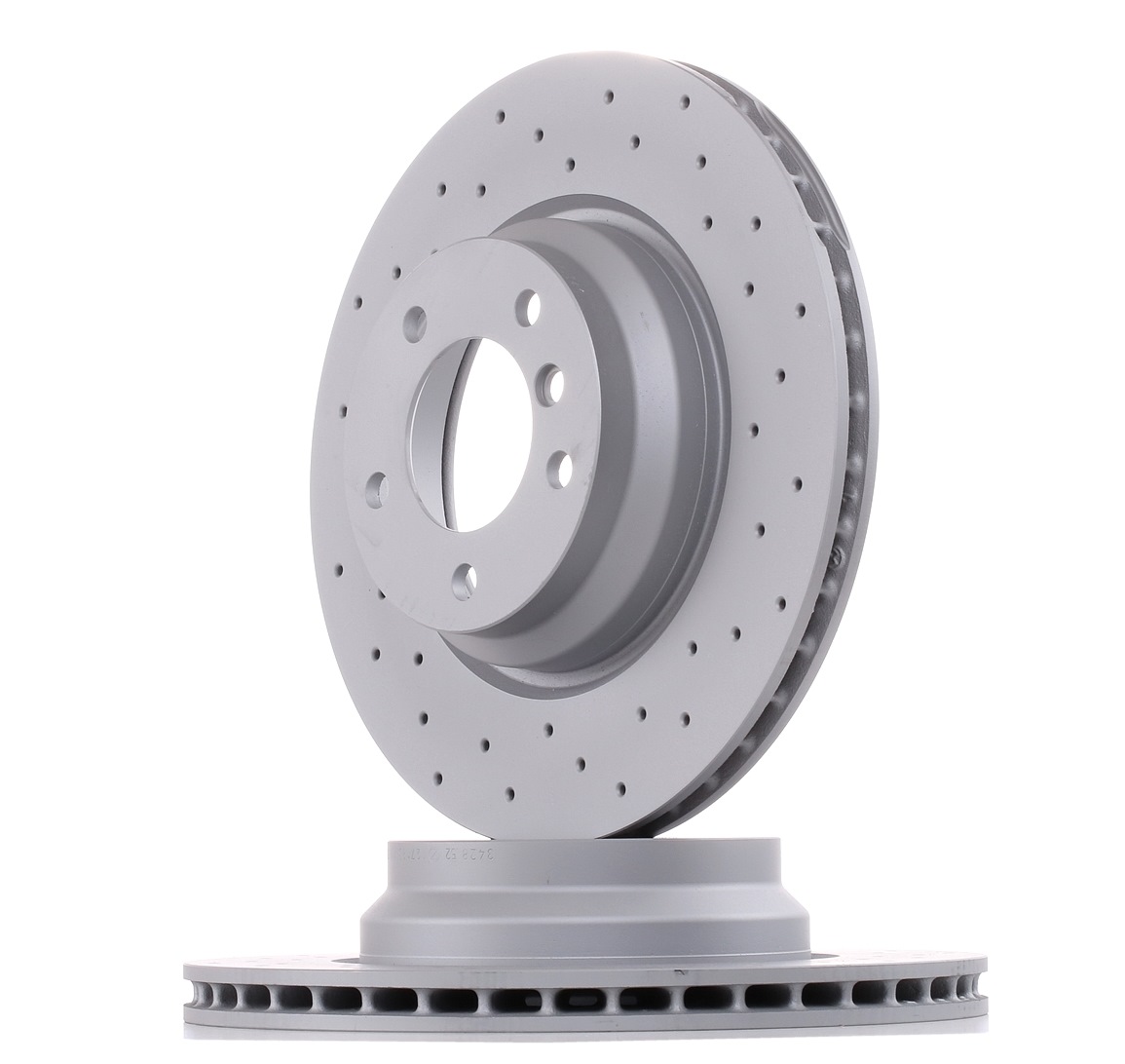 ZIMMERMANN Disques De Frein 150.3428.52 Frein à Disque,Disque de frein BMW,3 E90,1 E87,3 Touring E91