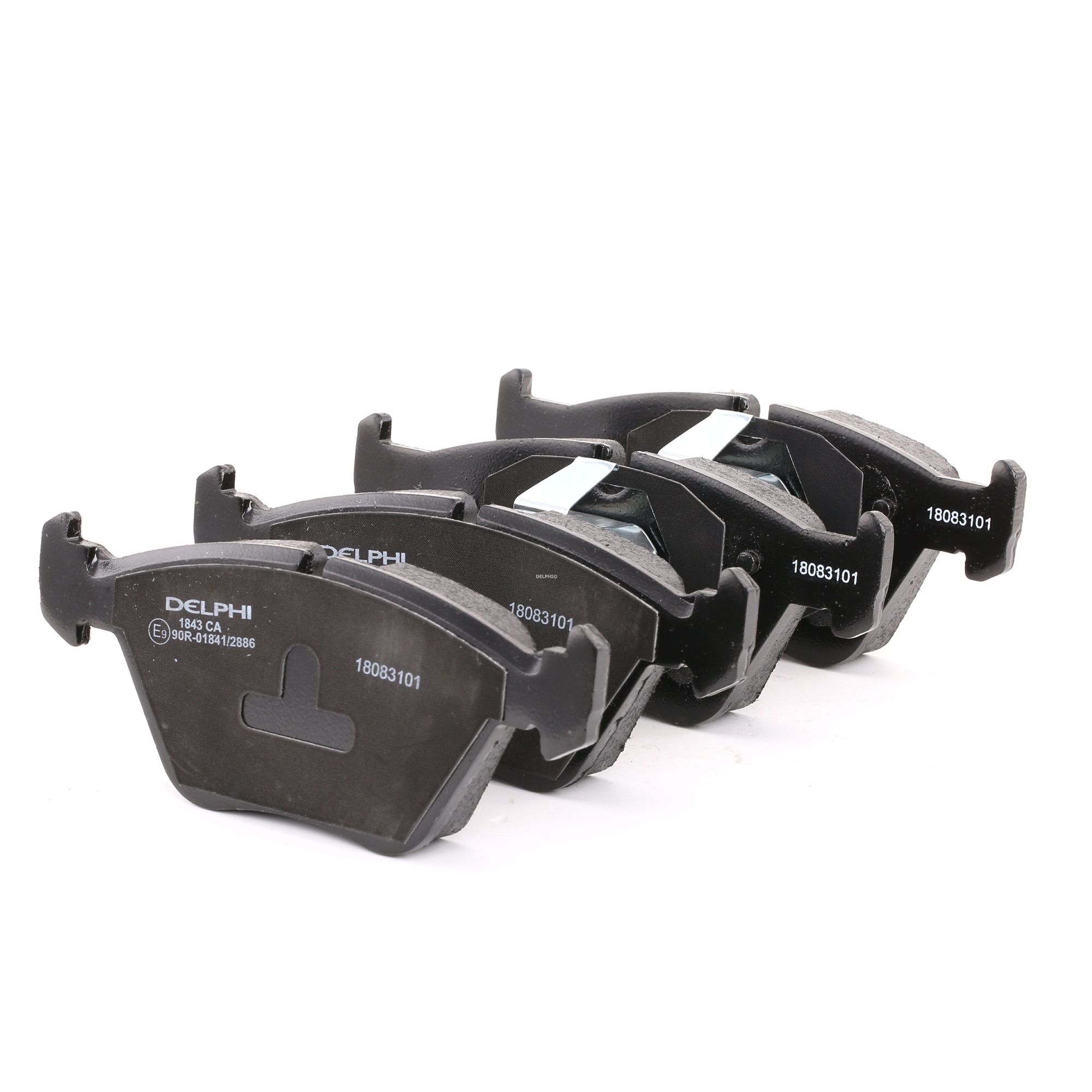 DELPHI Plaquettes De Frein LP1843 Jeu De Plaquettes De Frein,Jeu de plaquettes de frein, frein à dis