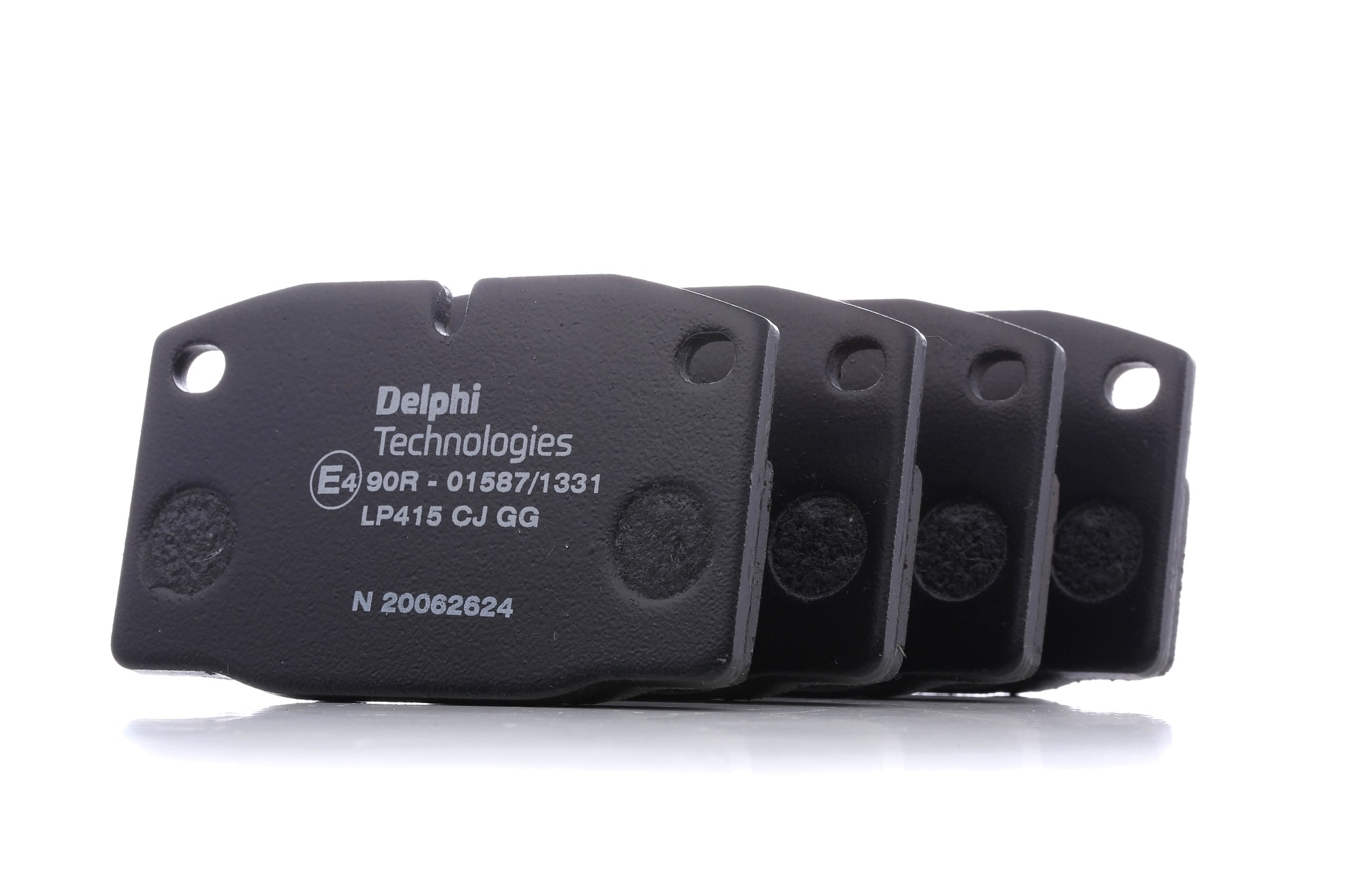 delphi Bremsbeläge LP415 Bremsklötze,Scheibenbremsbelag OPEL,VAUXHALL,ASTRA G CC F48_, F08_,OMEGA A 16_, 17_, 19_,CORSA B 73_, 78_, 79_,VECTRA B 36_