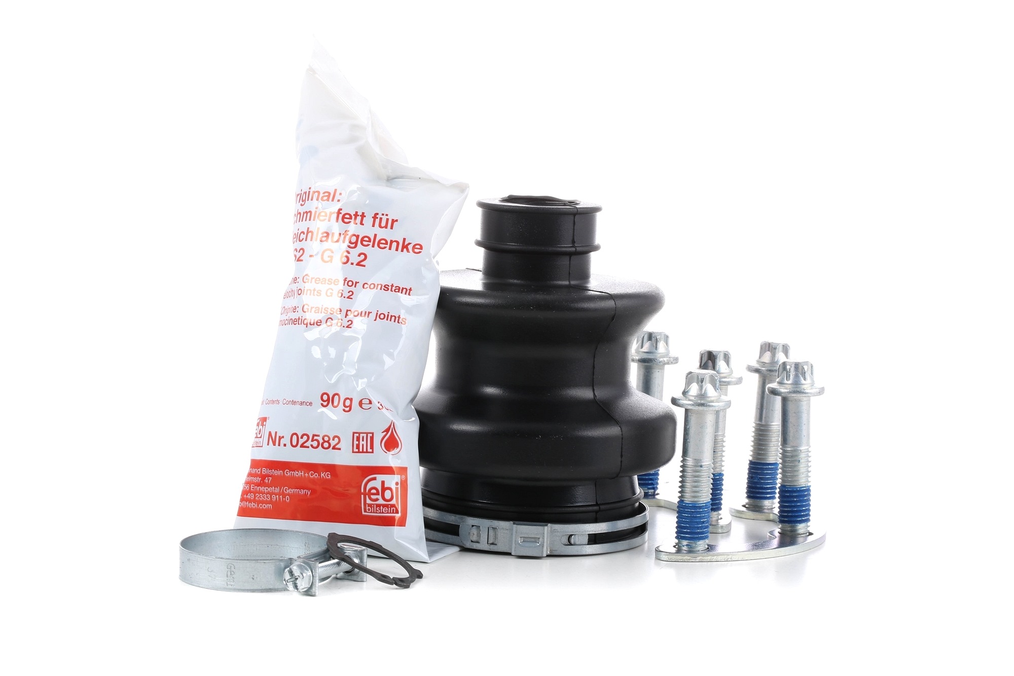 FEBI BILSTEIN Soufflet De Cardan 02590 Kit Soufflet De Cardan,Jeu de joints-soufflets, arbre de comm