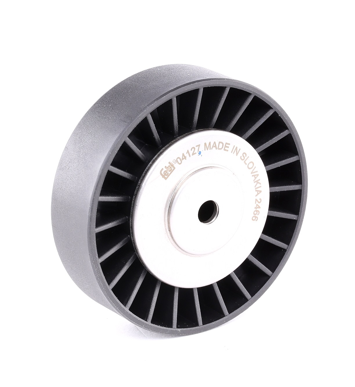 FEBI BILSTEIN Galet Enrouleur 04127 Poulie renvoi/transmission, courroie trapézoïdale à nervures VW,