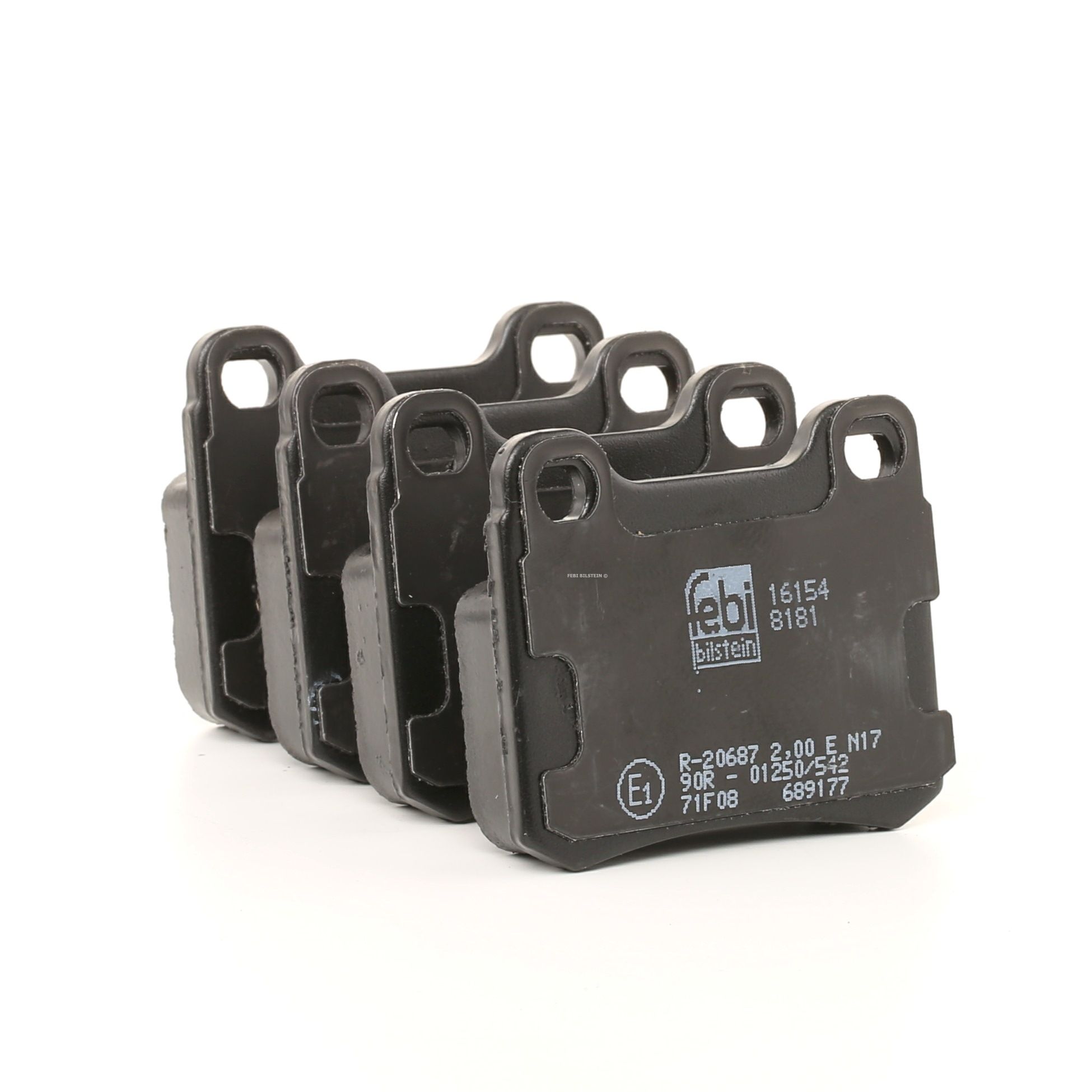 febibilstein FEBI BILSTEIN Bremsbeläge 16154 Bremsklötze,Scheibenbremsbelag MERCEDES-BENZ,C-CLASS W202,190 W201,Stufenheck W124,C-CLASS Kombi S202,E-CLASS W124