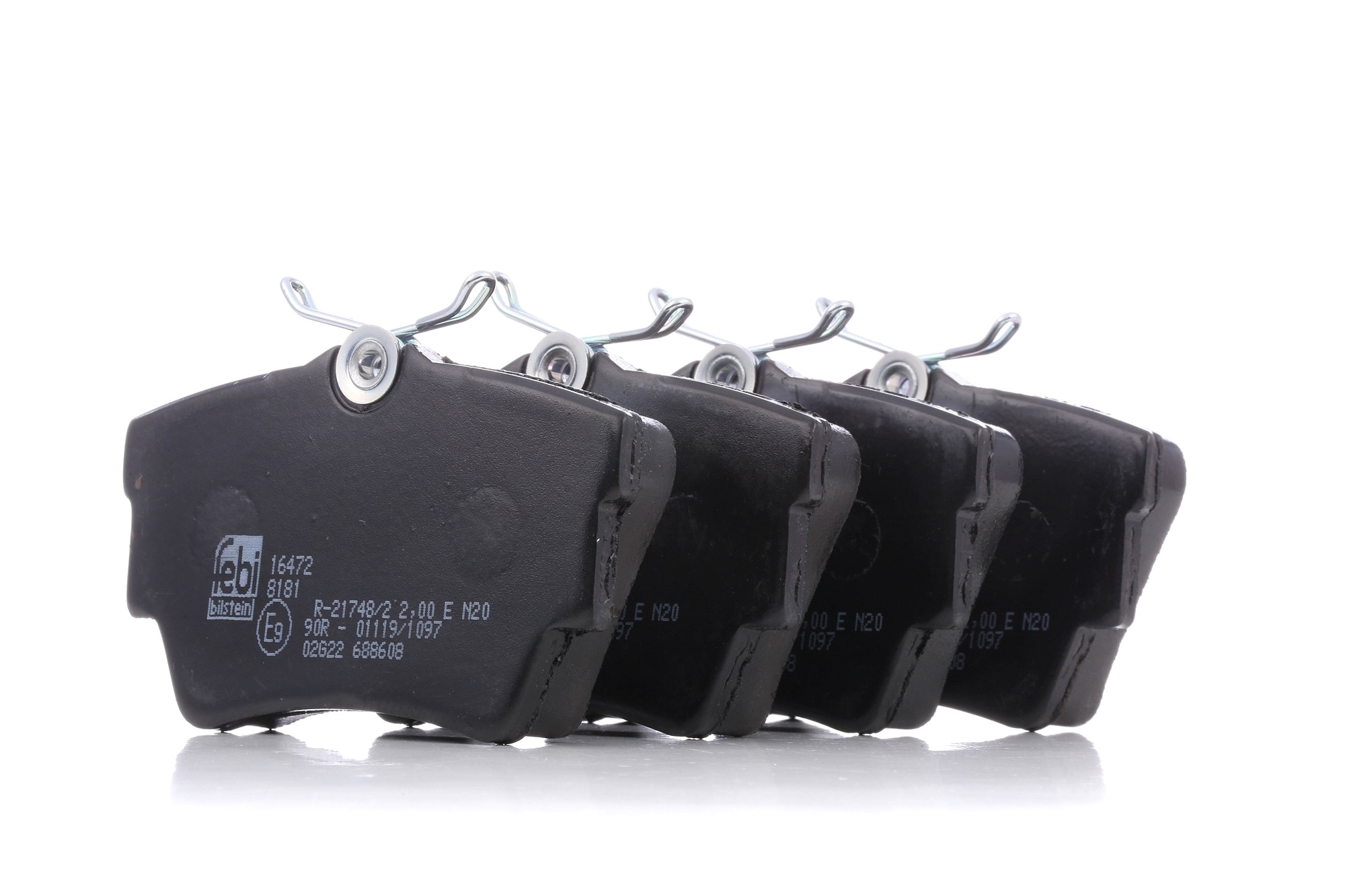 FEBI BILSTEIN Plaquettes De Frein 16472 Jeu De Plaquettes De Frein,Jeu de plaquettes de frein, frein