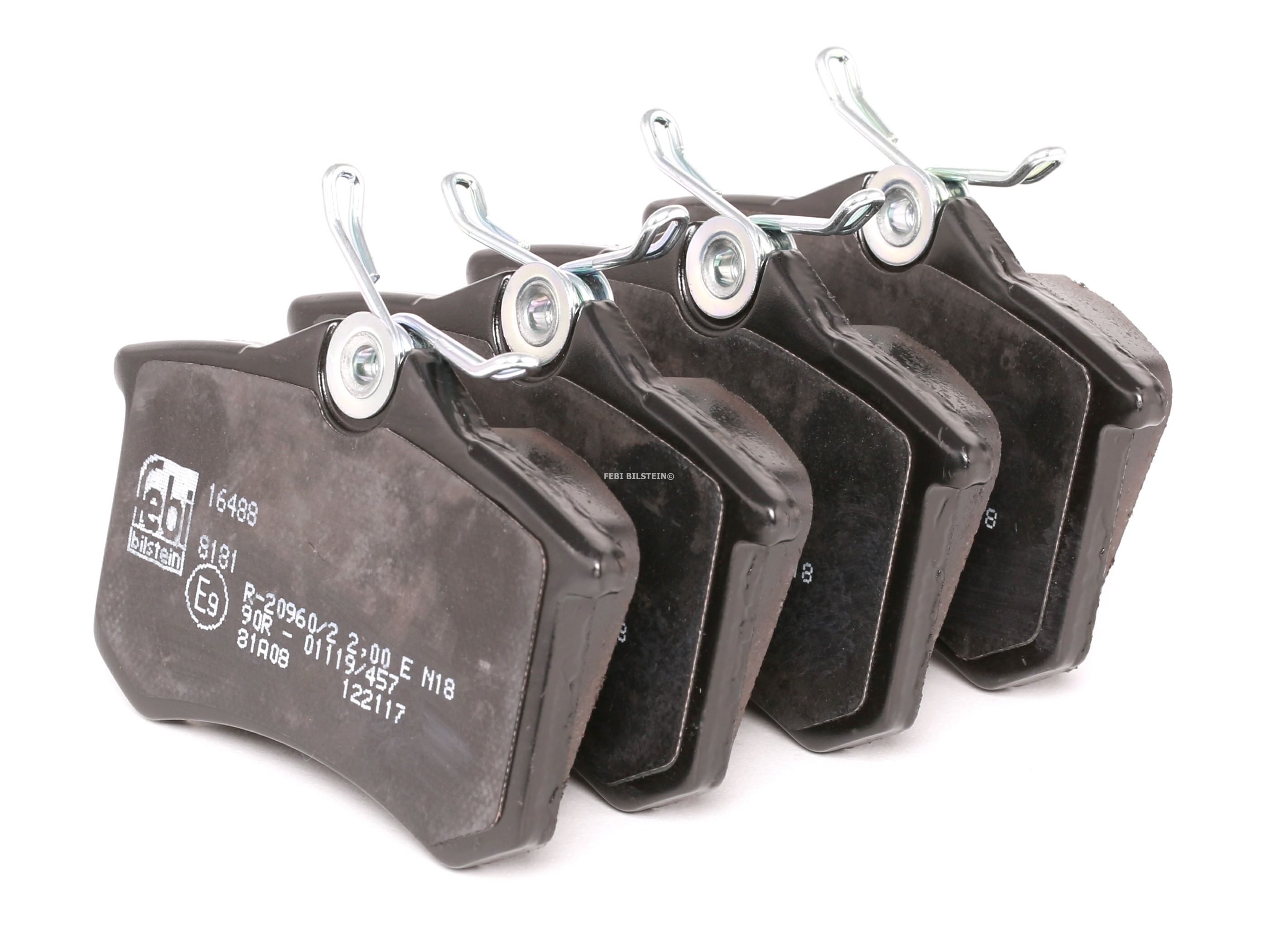 FEBI BILSTEIN Plaquettes De Frein 16488 Jeu De Plaquettes De Frein,Jeu de plaquettes de frein, frein