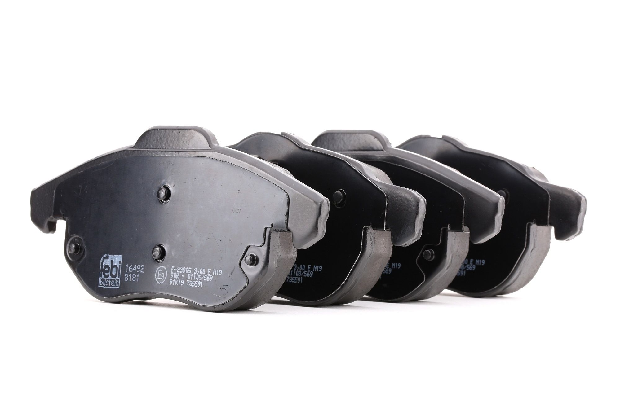 FEBI BILSTEIN Plaquettes De Frein 16492 Jeu De Plaquettes De Frein,Jeu de plaquettes de frein, frein