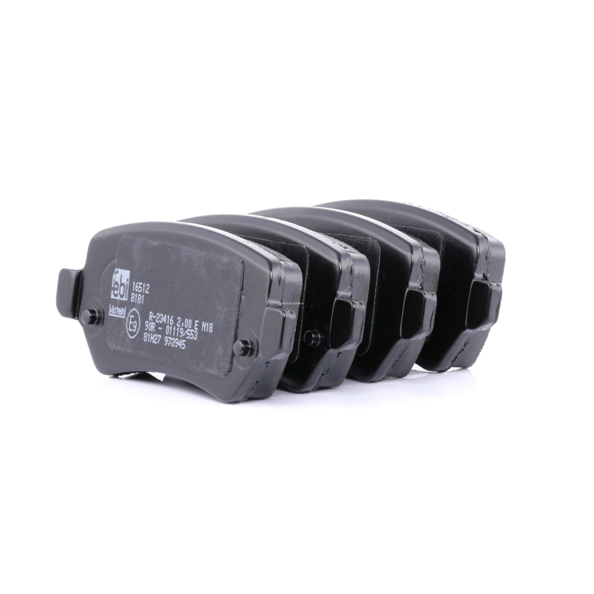 FEBI BILSTEIN Plaquettes De Frein 16512 Jeu De Plaquettes De Frein,Jeu de plaquettes de frein, frein