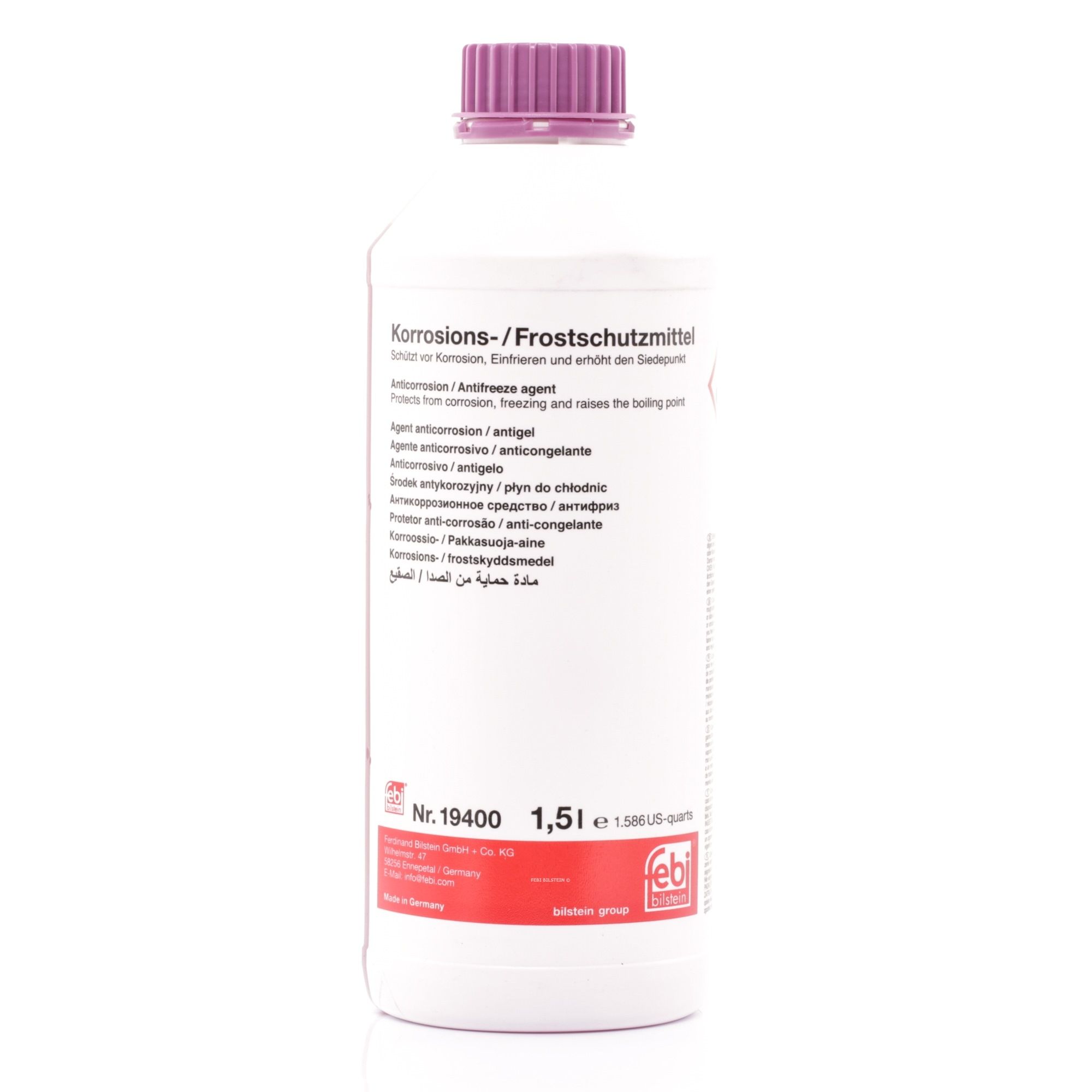 FEBI BILSTEIN Antigel 19400 FIAT,LANCIA,VW,500 312,PANDA 169,DUCATO Caja/Chasis 250,DUCATO Furgón 25