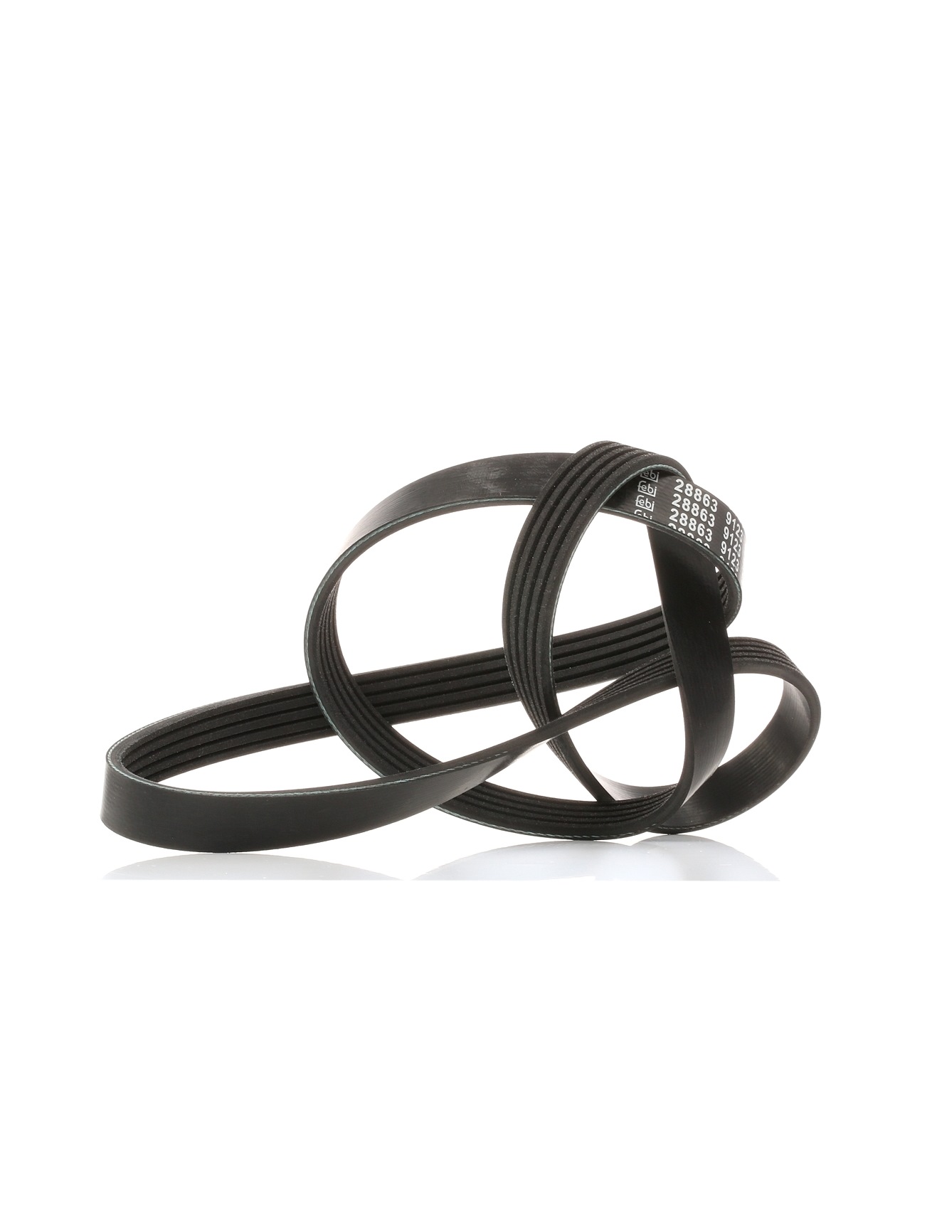 FEBI BILSTEIN Courroie Trapézoïdale à Nervures 28863 OPEL,VAUXHALL,ZAFIRA A F75_,ZAFIRA B A05,CORSA