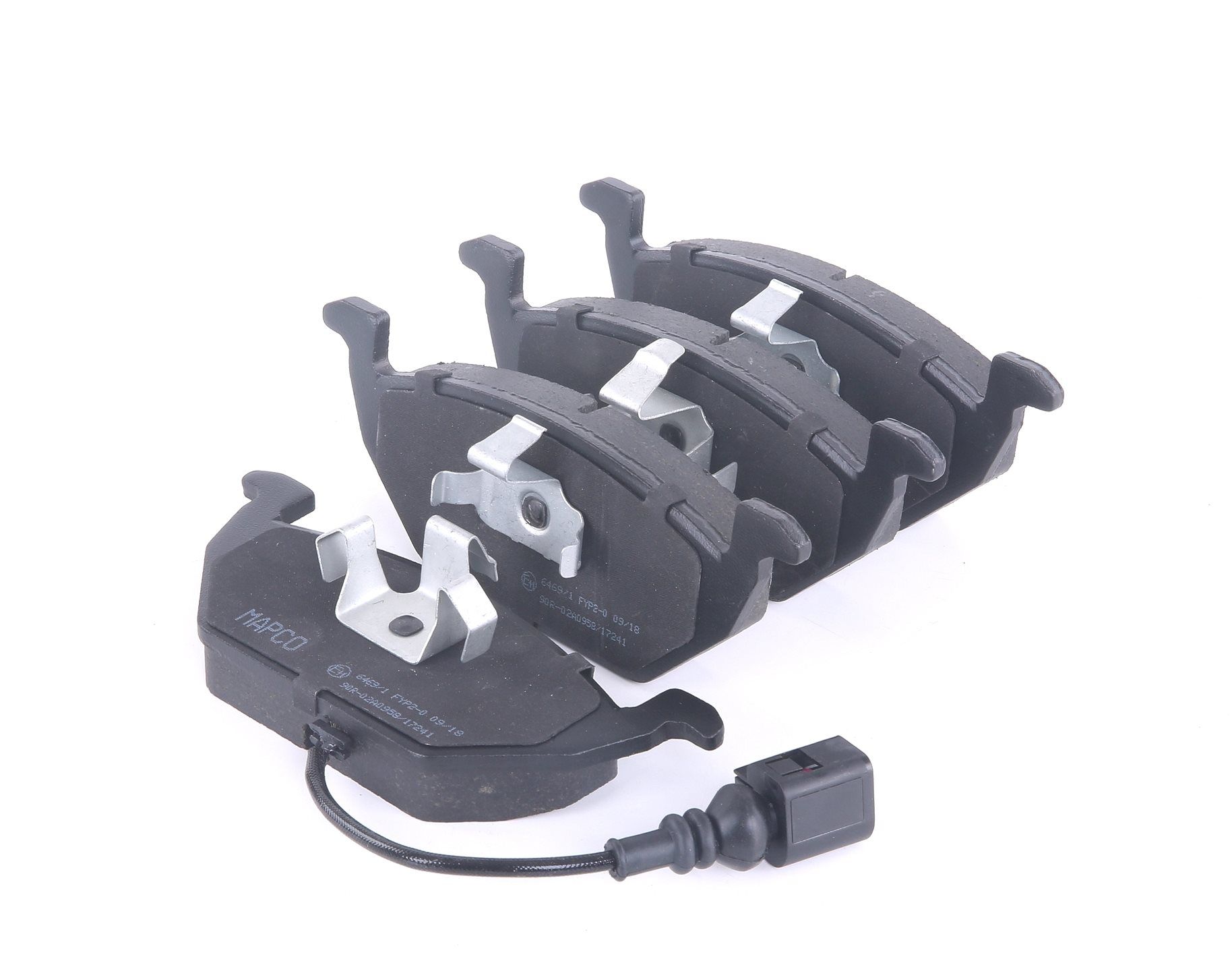 MAPCO Plaquettes De Frein 6469/1 Jeu De Plaquettes De Frein,Jeu de plaquettes de frein, frein à disq