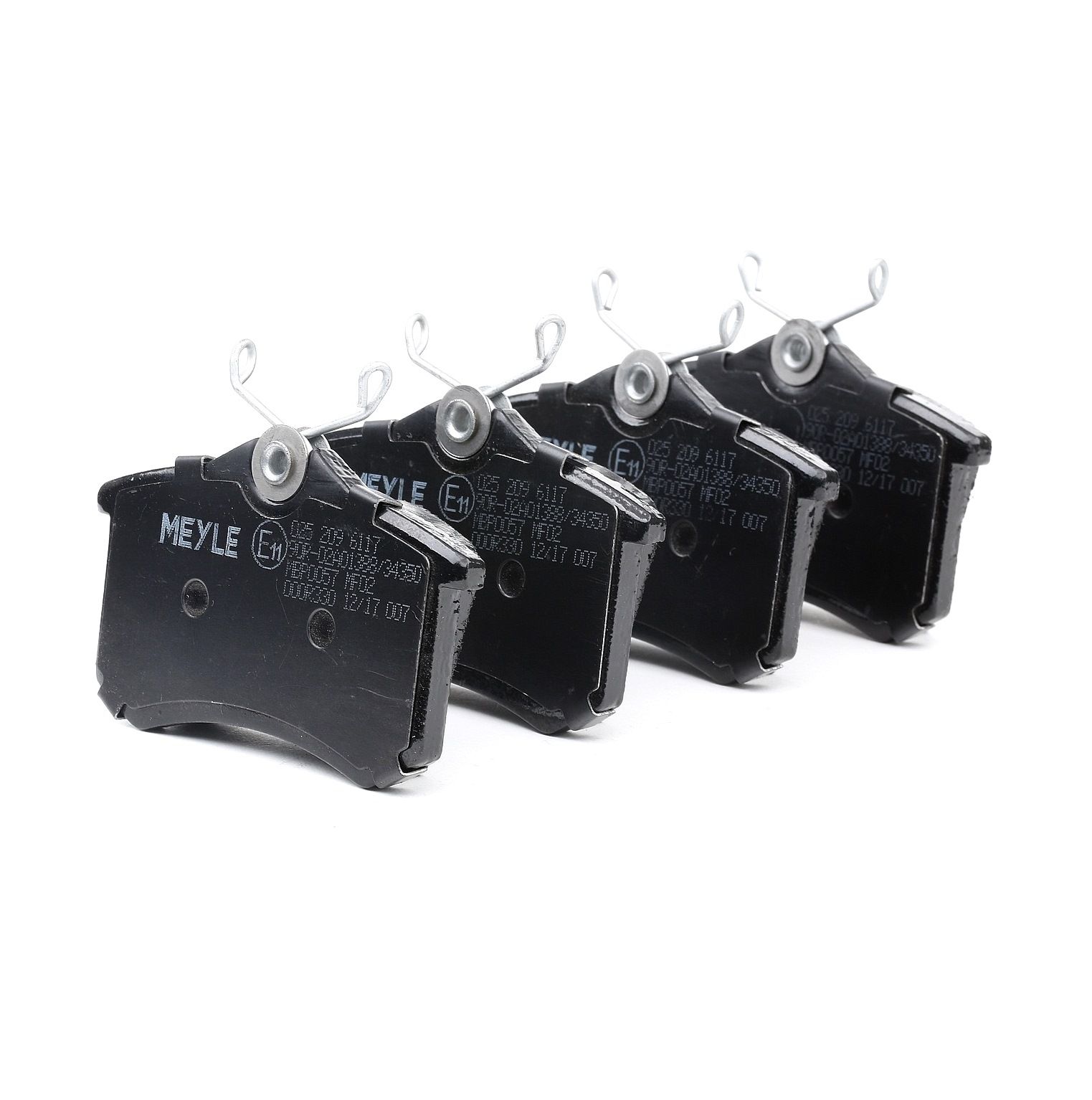 MEYLE Plaquettes De Frein 025 209 6117 Jeu De Plaquettes De Frein,Jeu de plaquettes de frein, frein