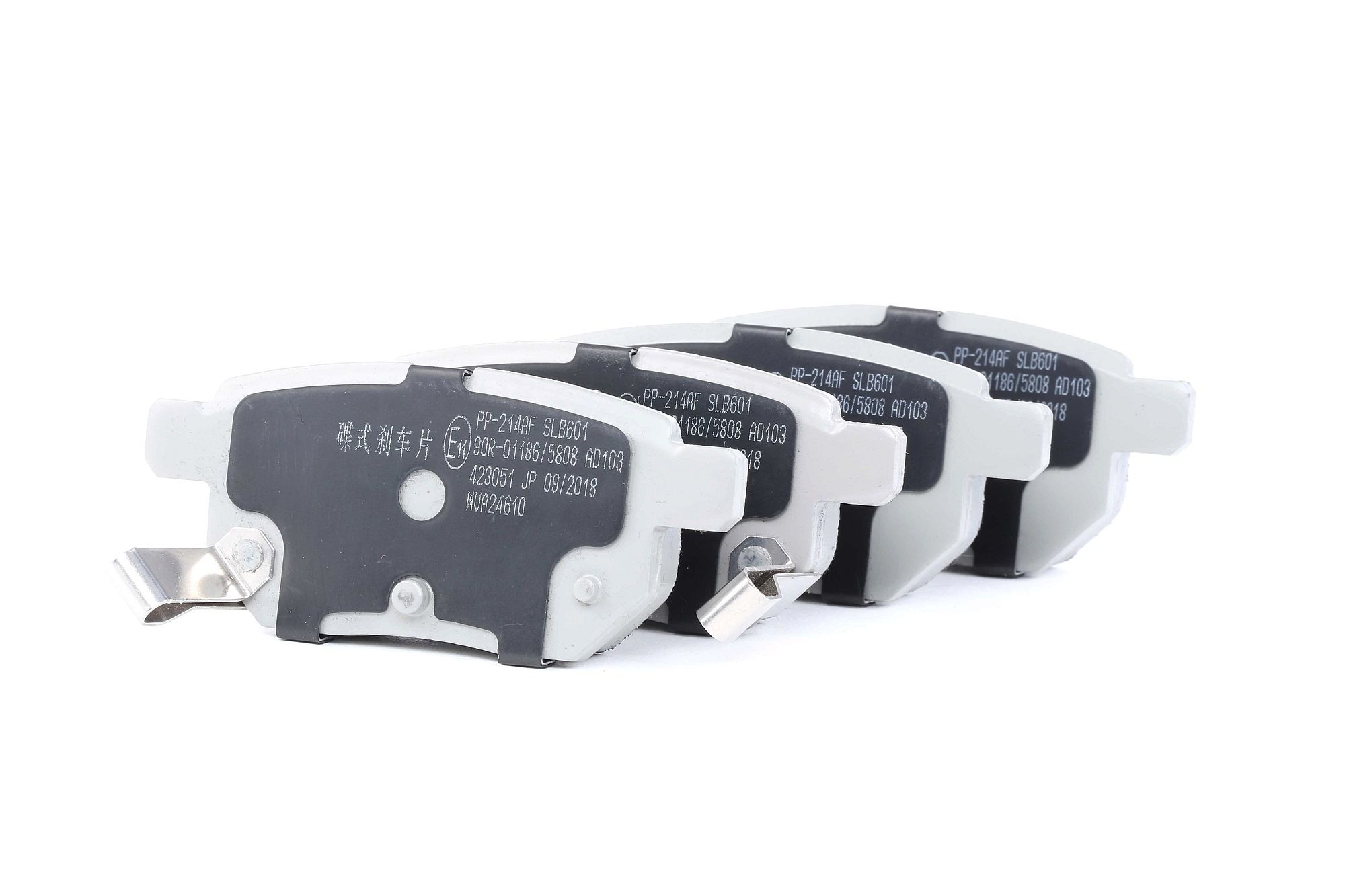 JAPANPARTS Plaquettes De Frein PP-214AF Jeu De Plaquettes De Frein,Jeu de plaquettes de frein, frein