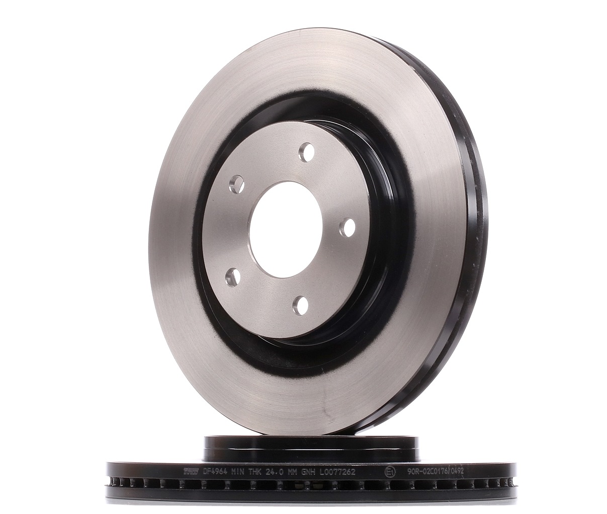 TRW Disques De Frein DF4964 Frein à Disque,Disque de frein RENAULT,NISSAN,KOLEOS HY_,QASHQAI / QASHQ