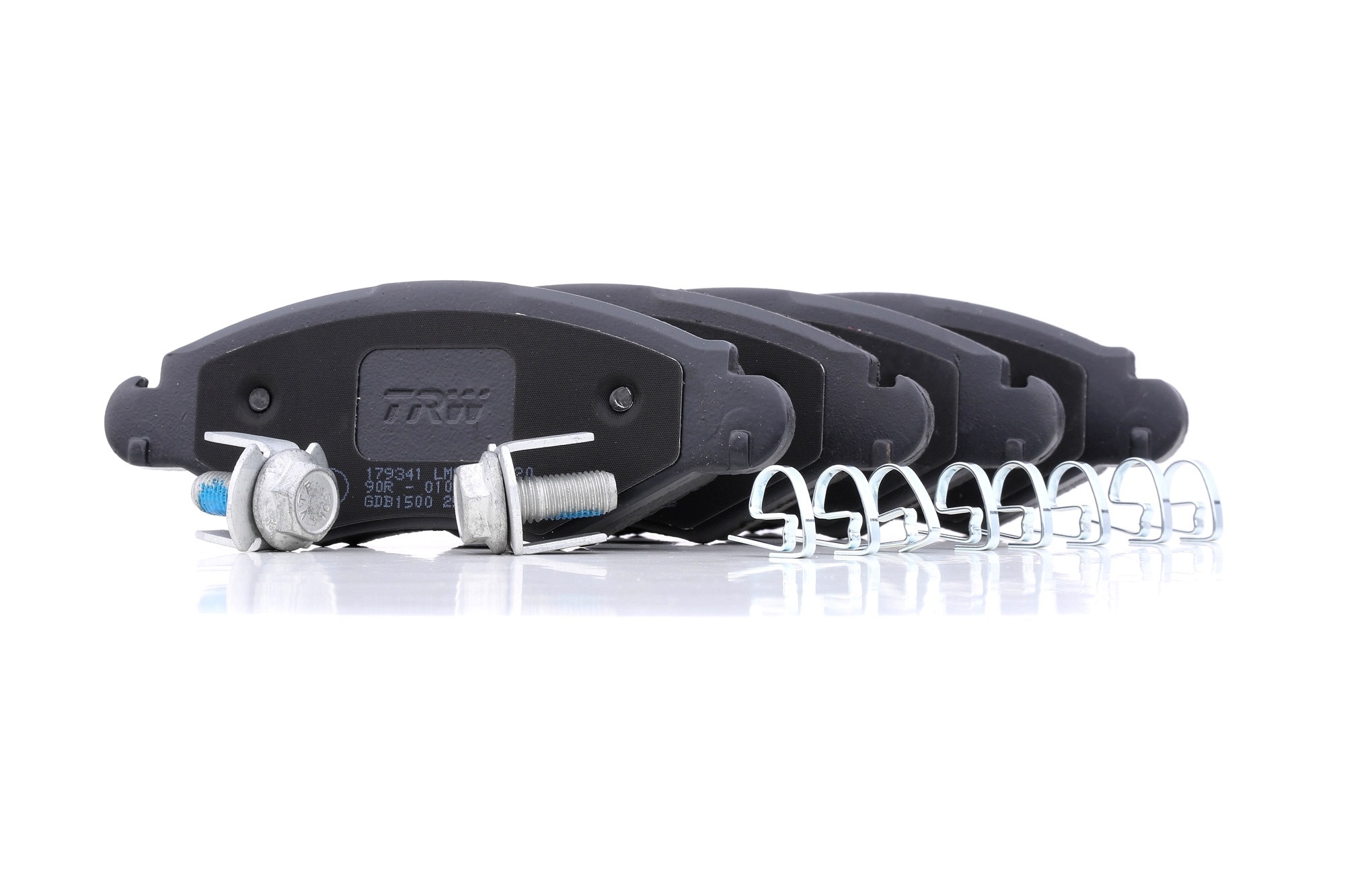 TRW Bremsbeläge GDB1500 Bremsklötze,Scheibenbremsbelag PEUGEOT,206 Schrägheck 2A/C,206 SW 2E/K,206+ T3E,206 Stufenheck,206 Van