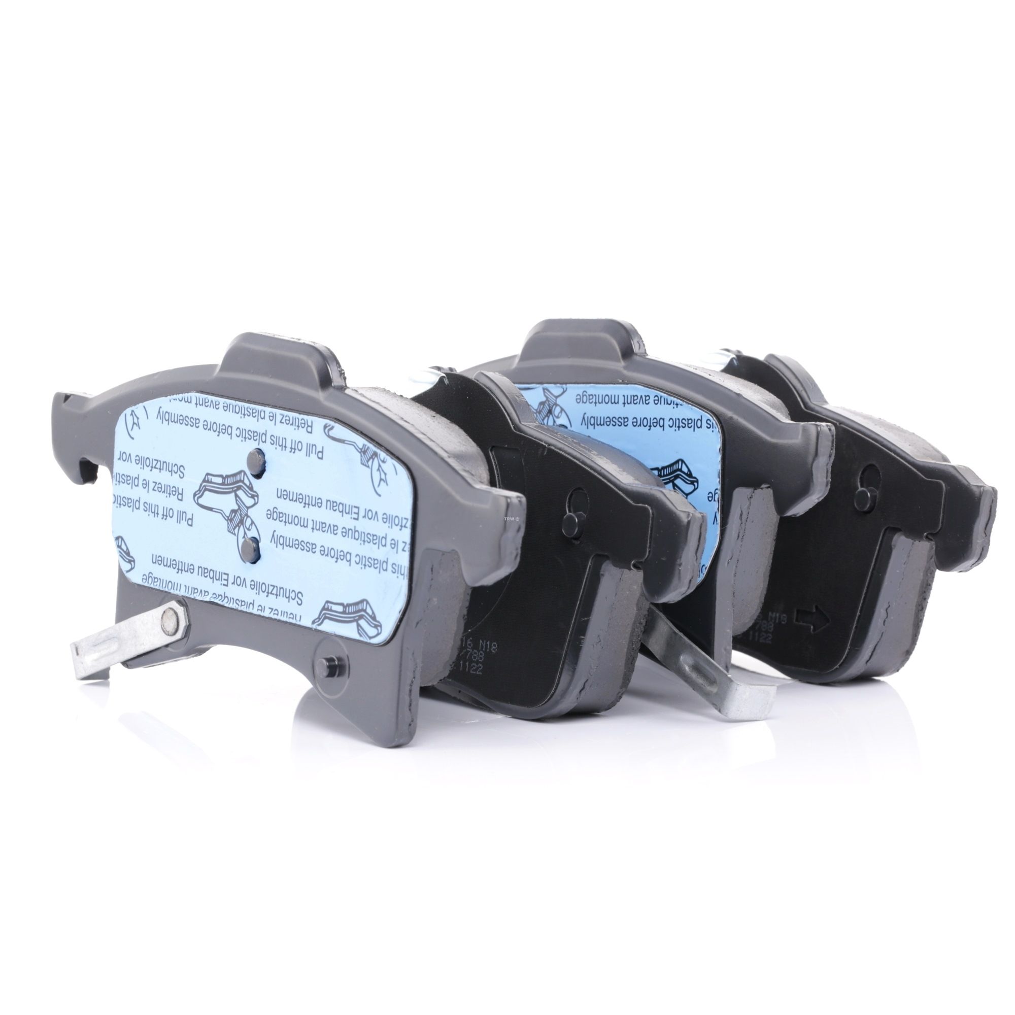 TRW Plaquettes De Frein GDB1668 Jeu De Plaquettes De Frein,Jeu de plaquettes de frein, frein à disqu