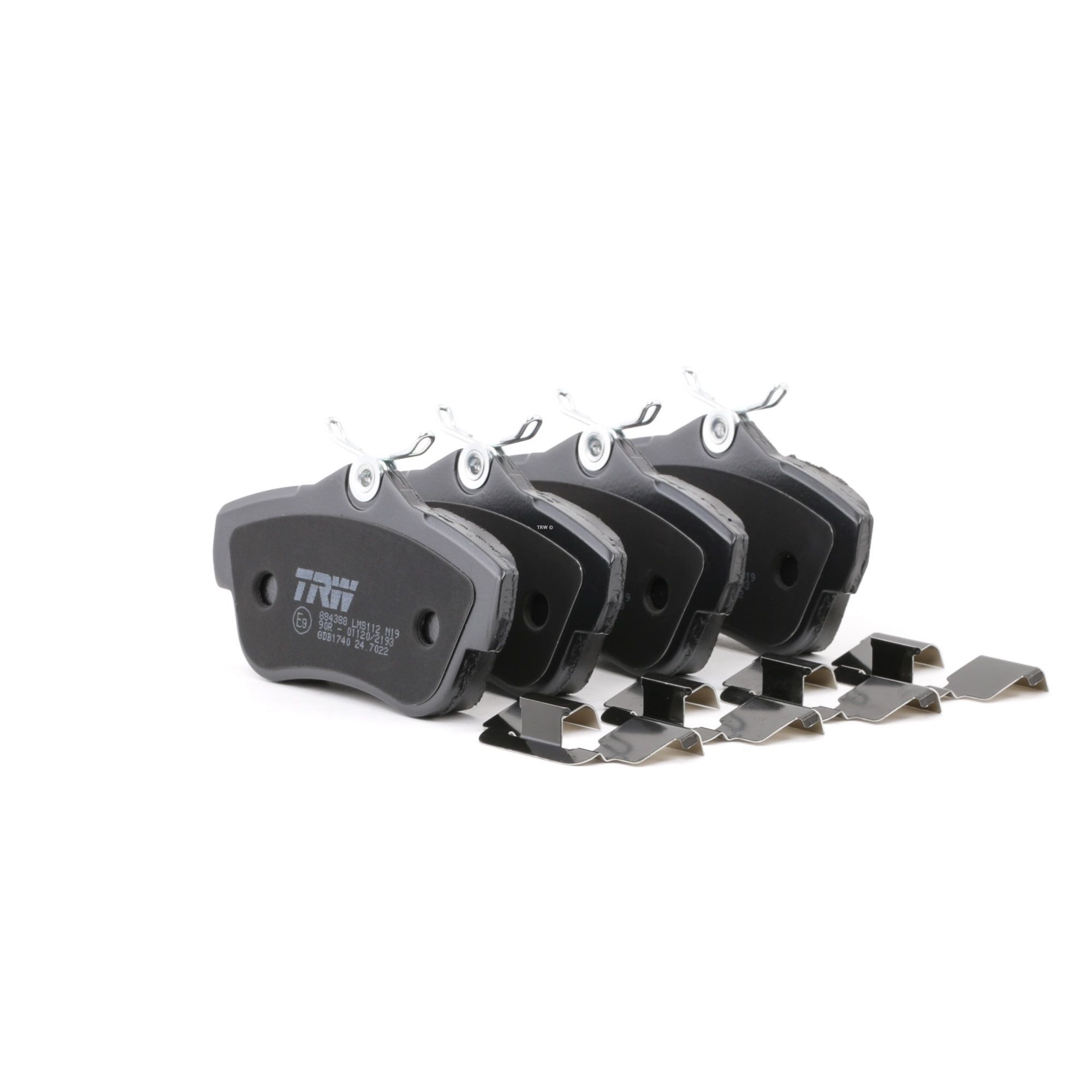 TRW Plaquettes De Frein GDB1740 Jeu De Plaquettes De Frein,Jeu de plaquettes de frein, frein à disqu