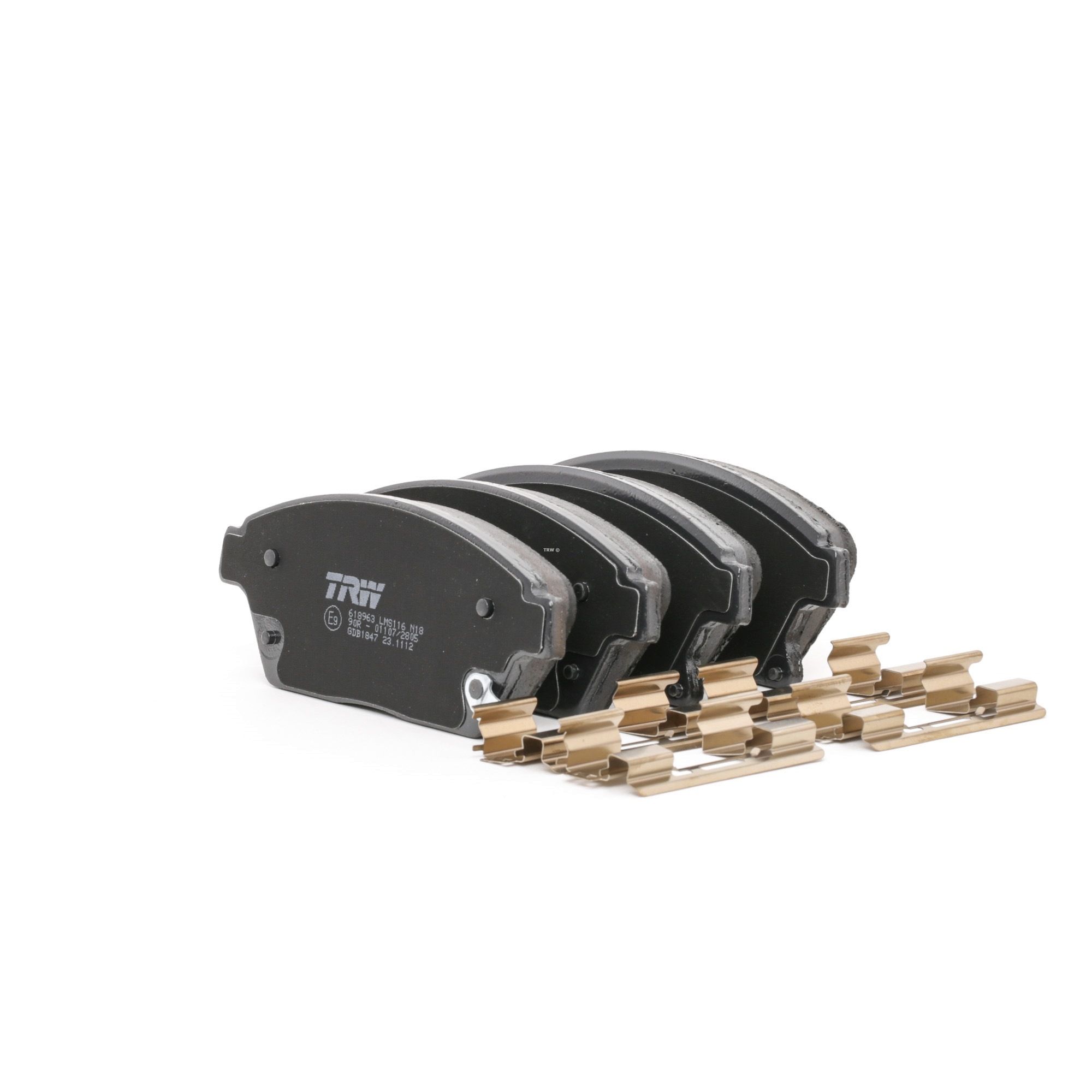 TRW Plaquettes De Frein GDB1847 Jeu De Plaquettes De Frein,Jeu de plaquettes de frein, frein à disqu
