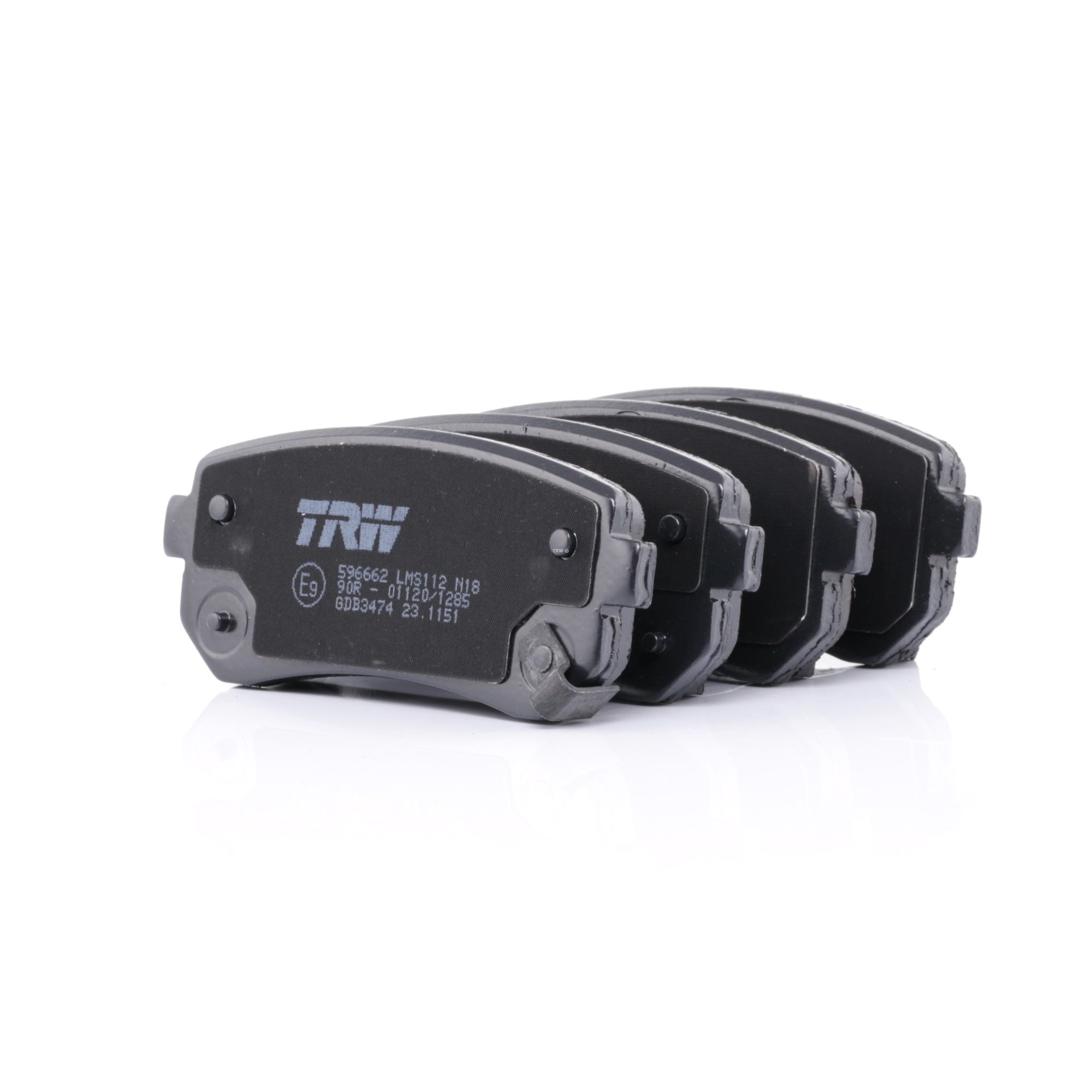 TRW Plaquettes De Frein GDB3474 Jeu De Plaquettes De Frein,Jeu de plaquettes de frein, frein à disqu