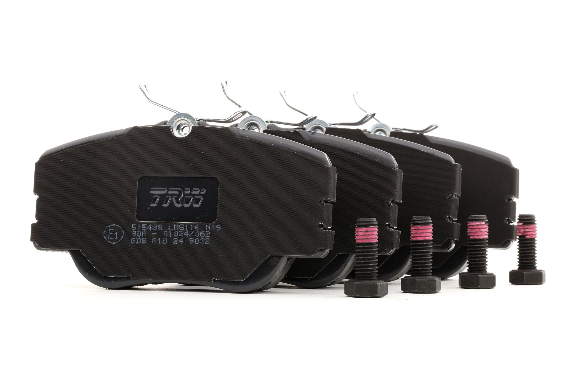 TRW Bremsbeläge GDB818 Bremsklötze,Scheibenbremsbelag MERCEDES-BENZ,190 W201,Stufenheck W124,S-CLASS W126,KOMBI Kombi S124,E-CLASS W124,COUPE C124