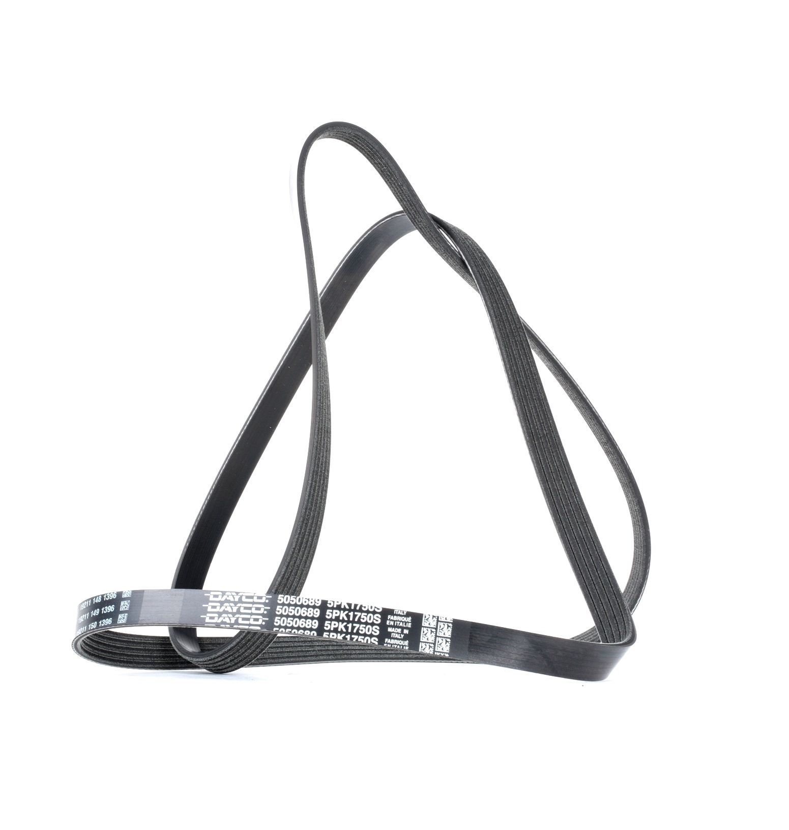 DAYCO Courroie Trapézoïdale à Nervures 5PK1750 RENAULT,MERCEDES-BENZ,NISSAN,CLIO II BB0/1/2_, CB0/1/