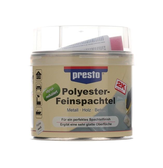 Metallspachtel PRESTO 601235 für Auto (Polyester Feinspa 1000g)
