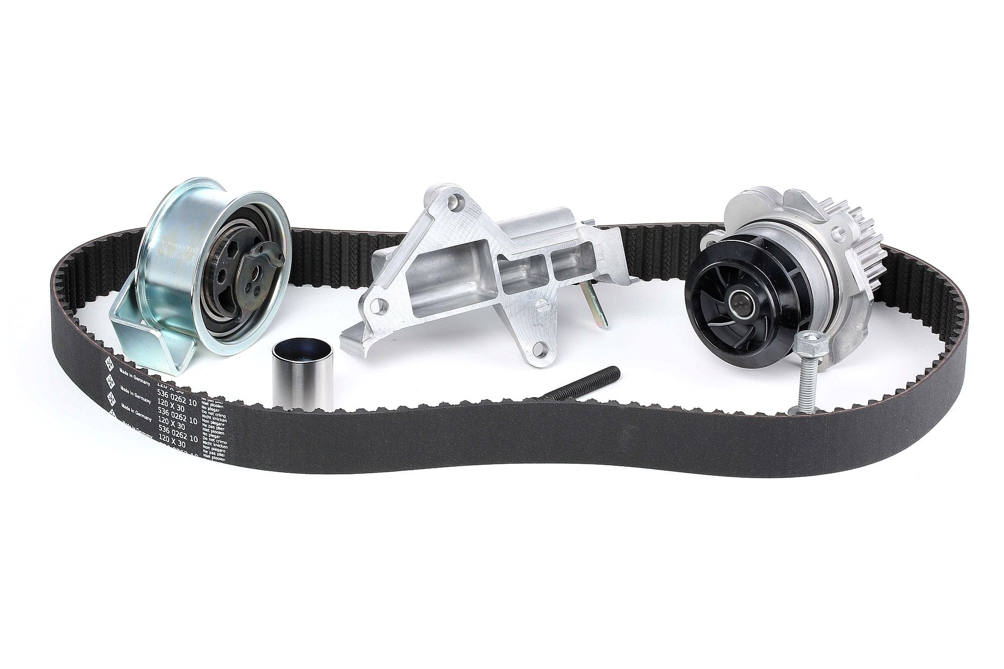 INA Pompe à Eau + Kit De Distribution 530 0090 30 Pompe à eau + kit de courroie de distribution AUDI