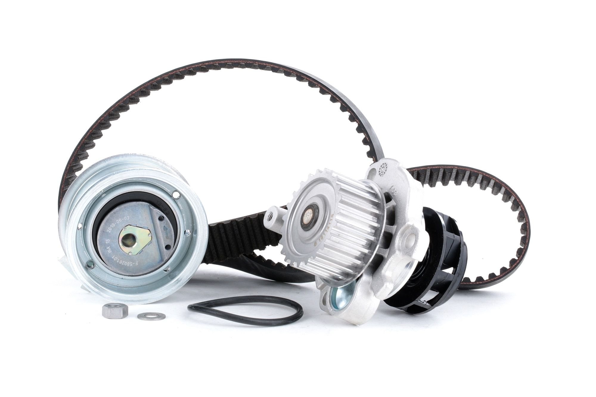 INA Pompe à Eau + Kit De Distribution 530 0171 30 Pompe à eau + kit de courroie de distribution VW,S