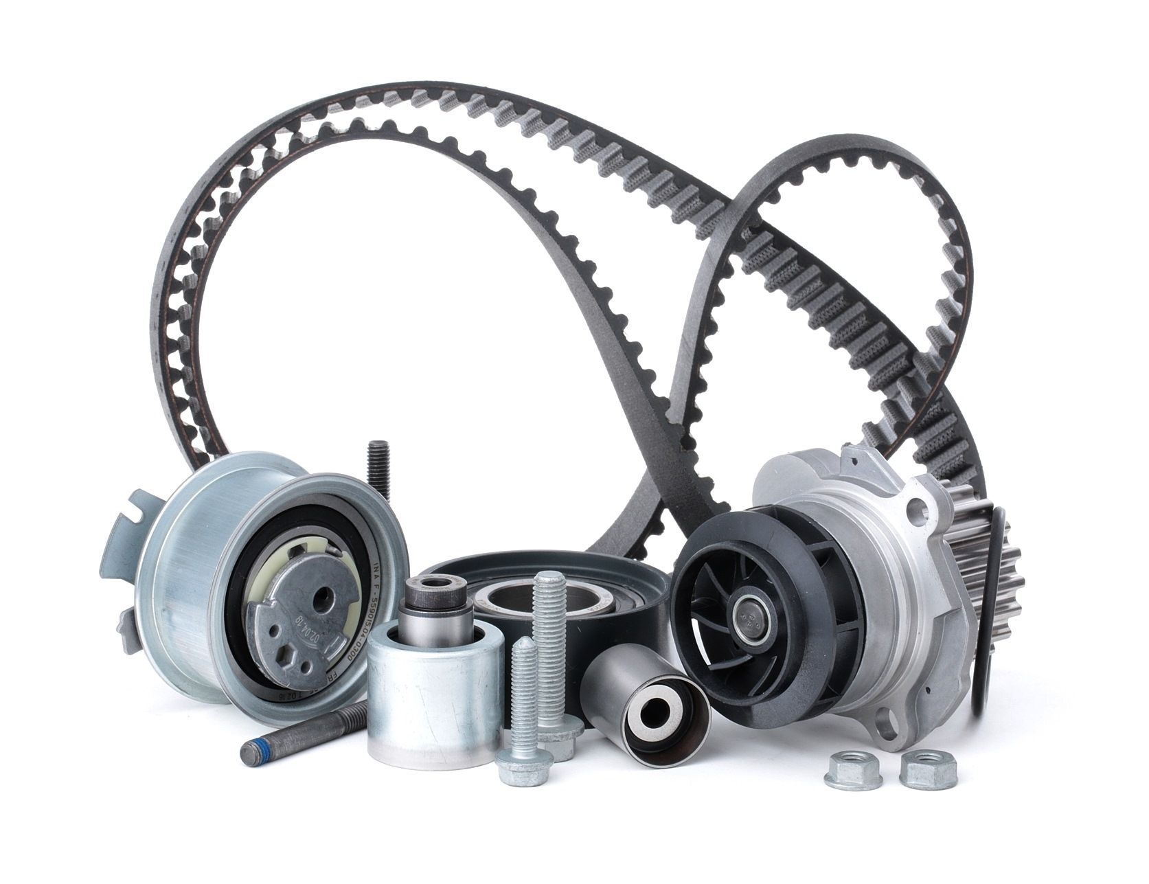 INA Pompe à Eau + Kit De Distribution 530 0503 30 Pompe à eau + kit de courroie de distribution AUDI