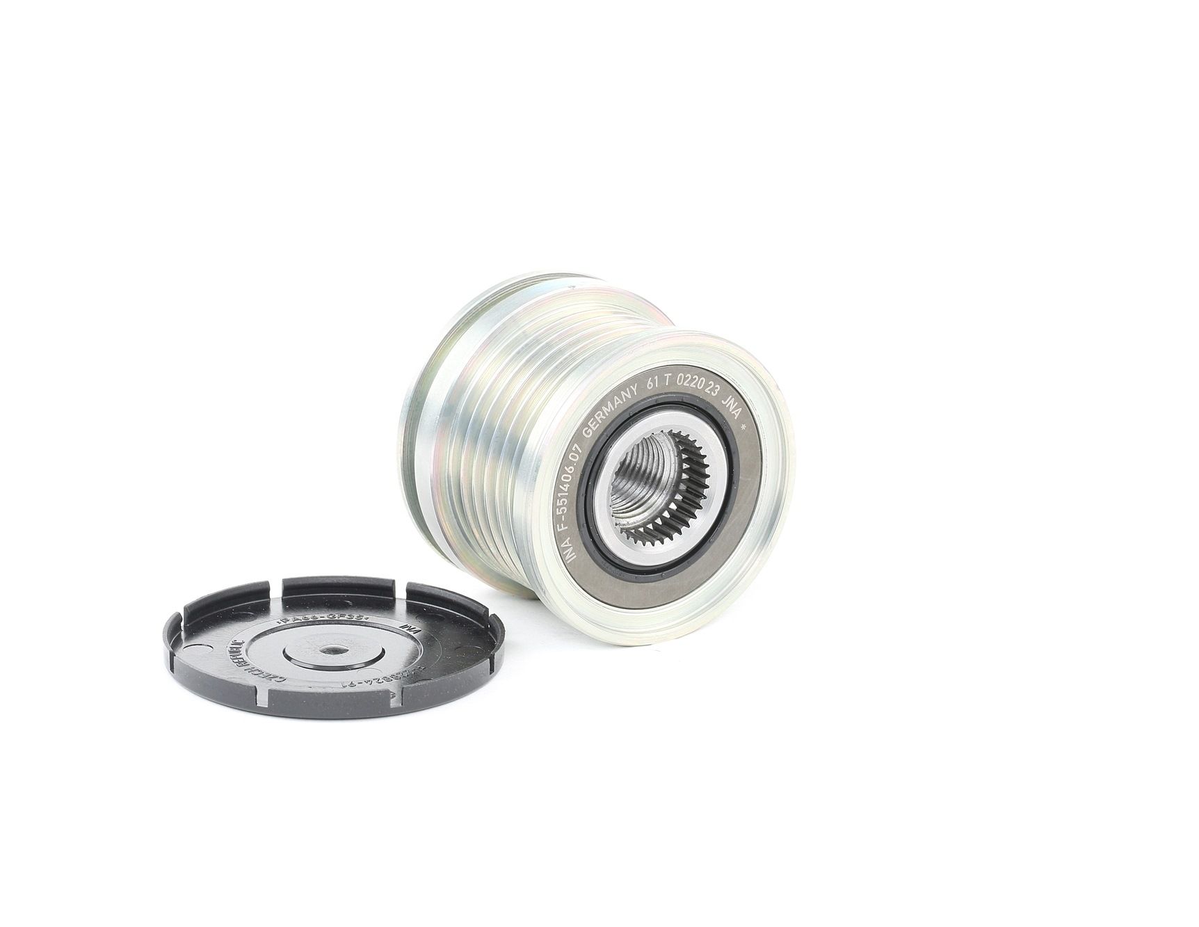 INA Poulie d'Alternateur 535 0124 10 Poulie roue libre, alternateur VW,SKODA,AUDI,GOLF V 1K1,POLO 9N