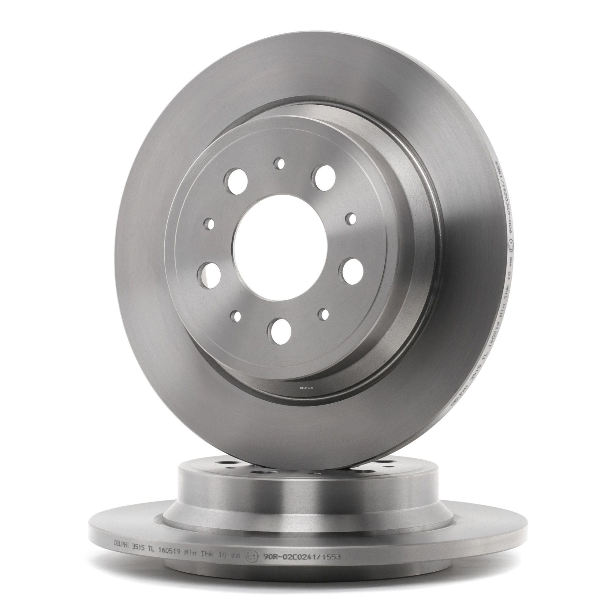 DELPHI Disques De Frein BG3515 Frein à Disque,Disque de frein VOLVO,S60 I,V70 II SW,S80 I TS, XY,V70