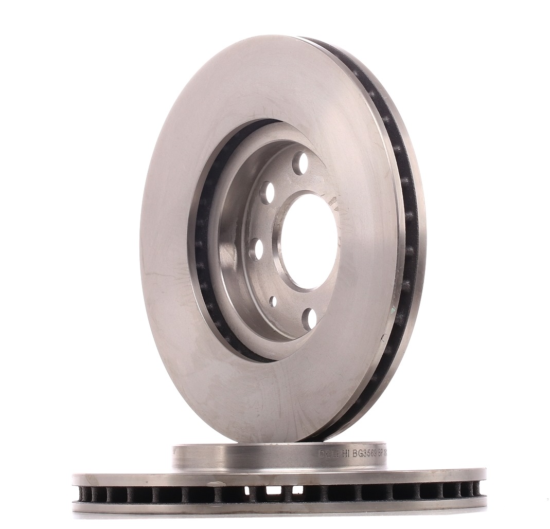 DELPHI Disques De Frein BG3569 Frein à Disque,Disque de frein OPEL,VAUXHALL,CORSA C F08, F68,MERIVA,