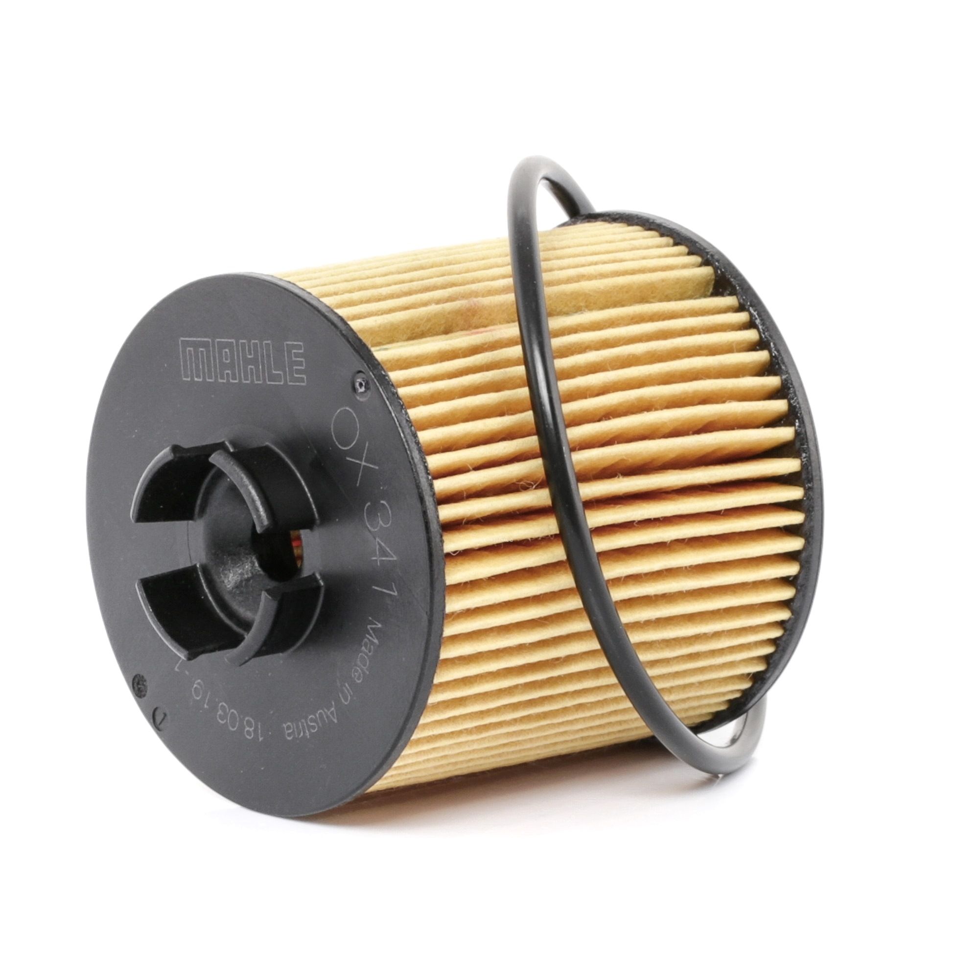 MAHLE ORIGINAL Filtre à Huile OX 341D Oil Filtre VW,AUDI,SKODA,GOLF V 1K1,POLO 9N_,TOURAN 1T1, 1T2,T